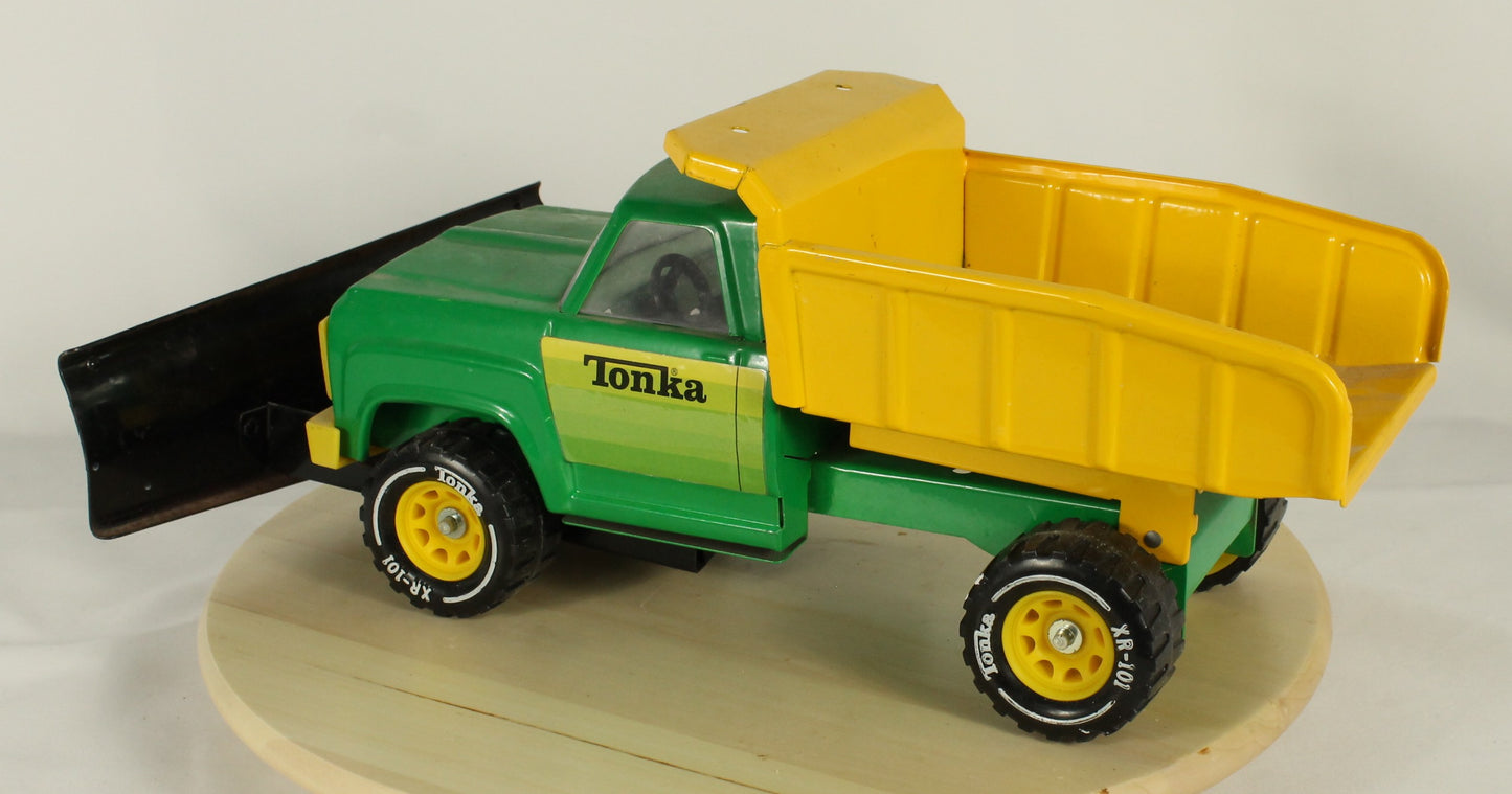 Tonka Truck with Snow Scraper
