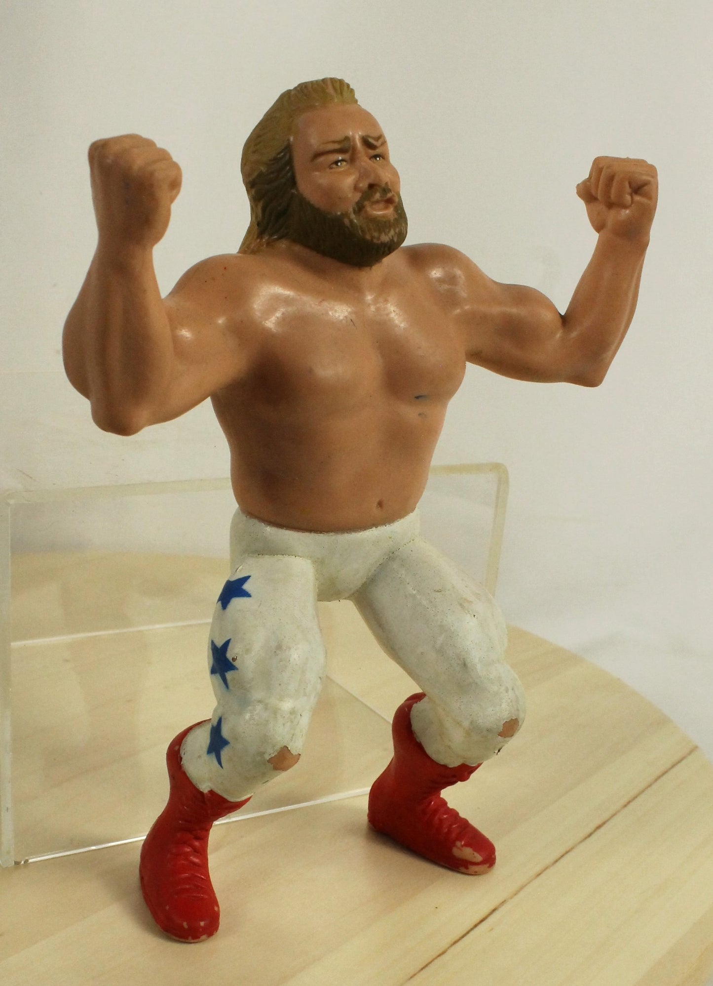 Vintage WWF Wrestling Figures Lot – Mean Gene Okerlund, Wrestlers – 1980s Collectibles