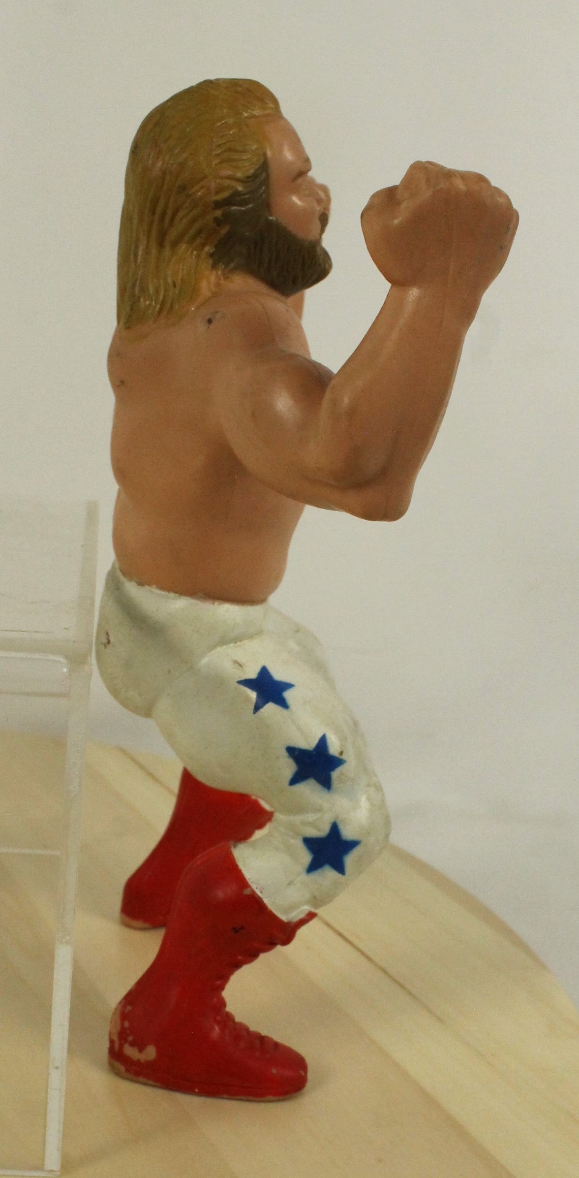 Vintage WWF Wrestling Figures Lot – Mean Gene Okerlund, Wrestlers – 1980s Collectibles