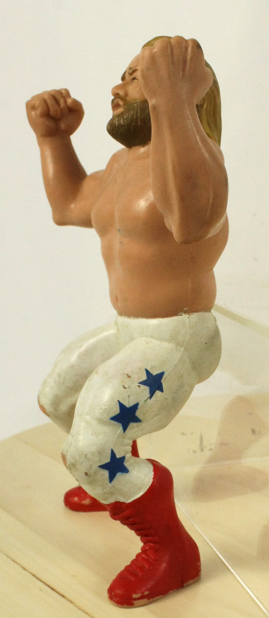 Vintage WWF Wrestling Figures Lot – Mean Gene Okerlund, Wrestlers – 1980s Collectibles