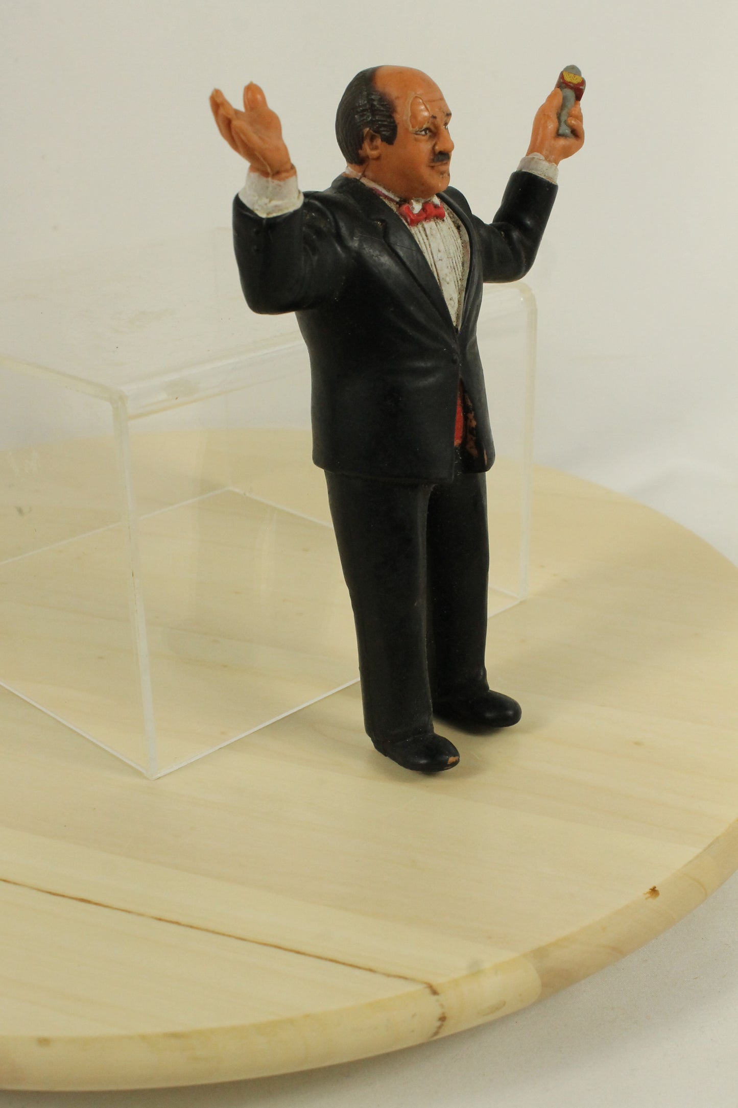 Vintage WWF Wrestling Figures Lot – Mean Gene Okerlund, Wrestlers – 1980s Collectibles