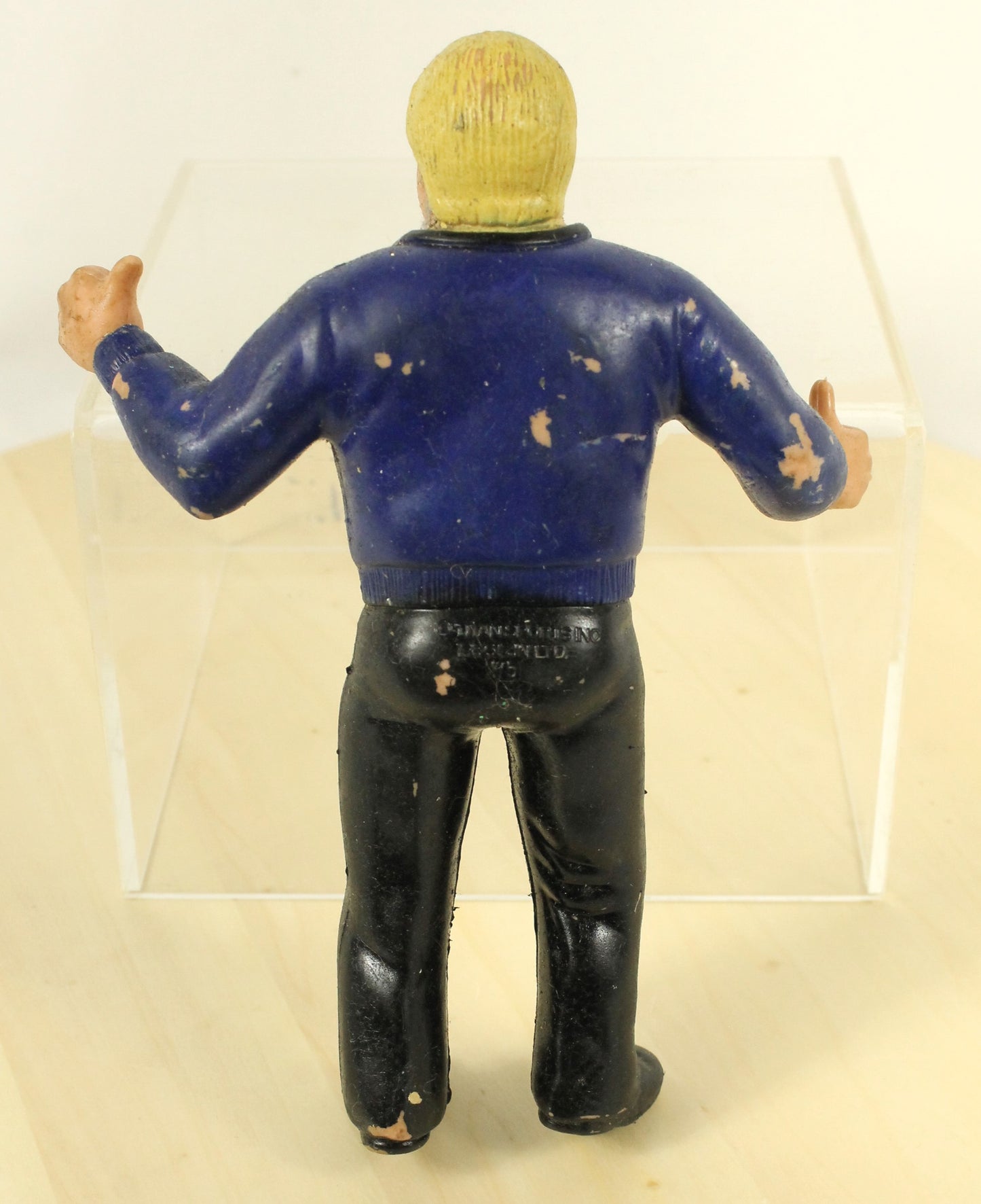 Vintage WWF Wrestling Figures Lot – Mean Gene Okerlund, Wrestlers – 1980s Collectibles