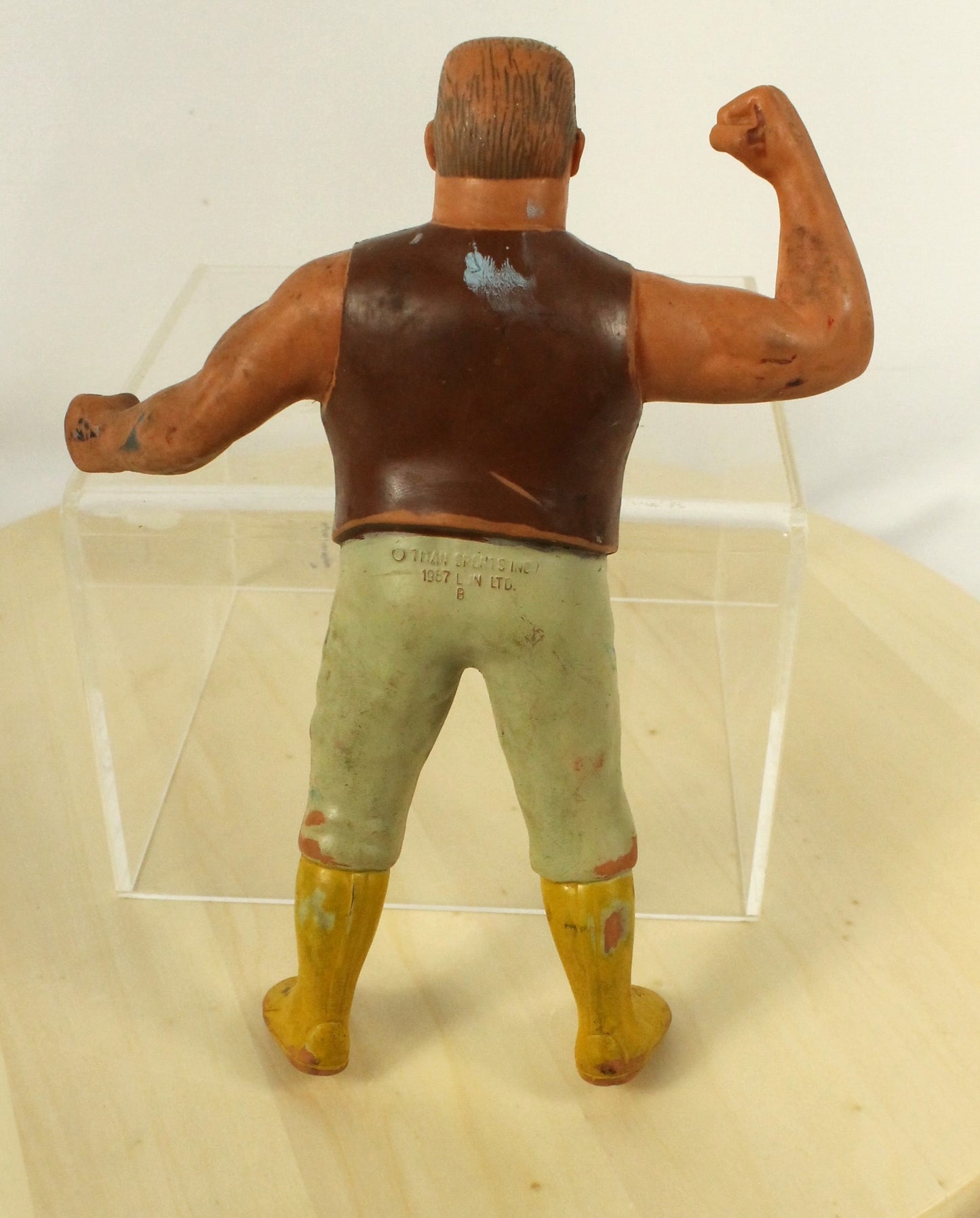 Vintage WWF Wrestling Figures Lot – Mean Gene Okerlund, Wrestlers – 1980s Collectibles