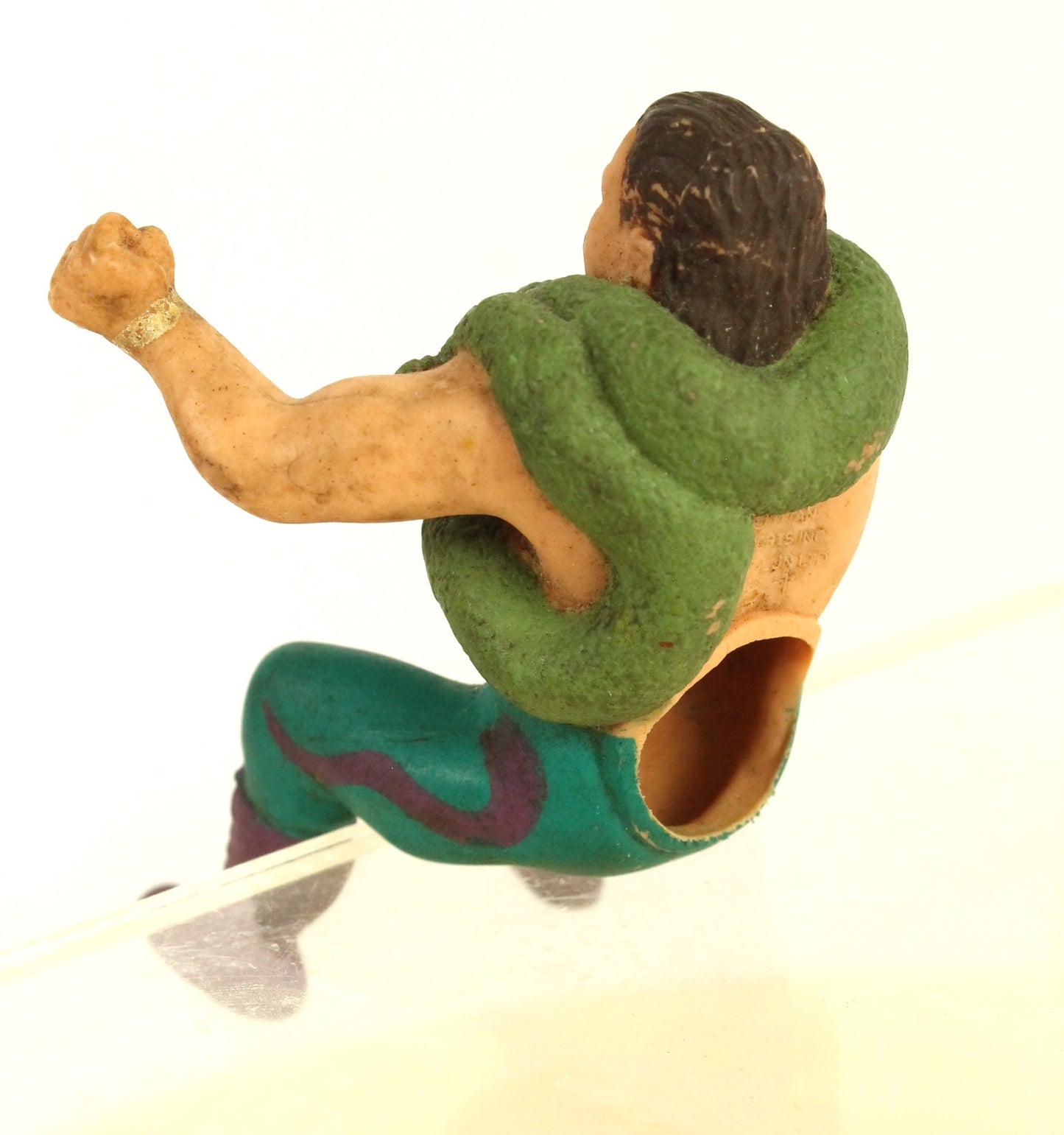Vintage WWF Jake “The Snake” Roberts Thumb Action Figure – Classic Wrestling Collectible