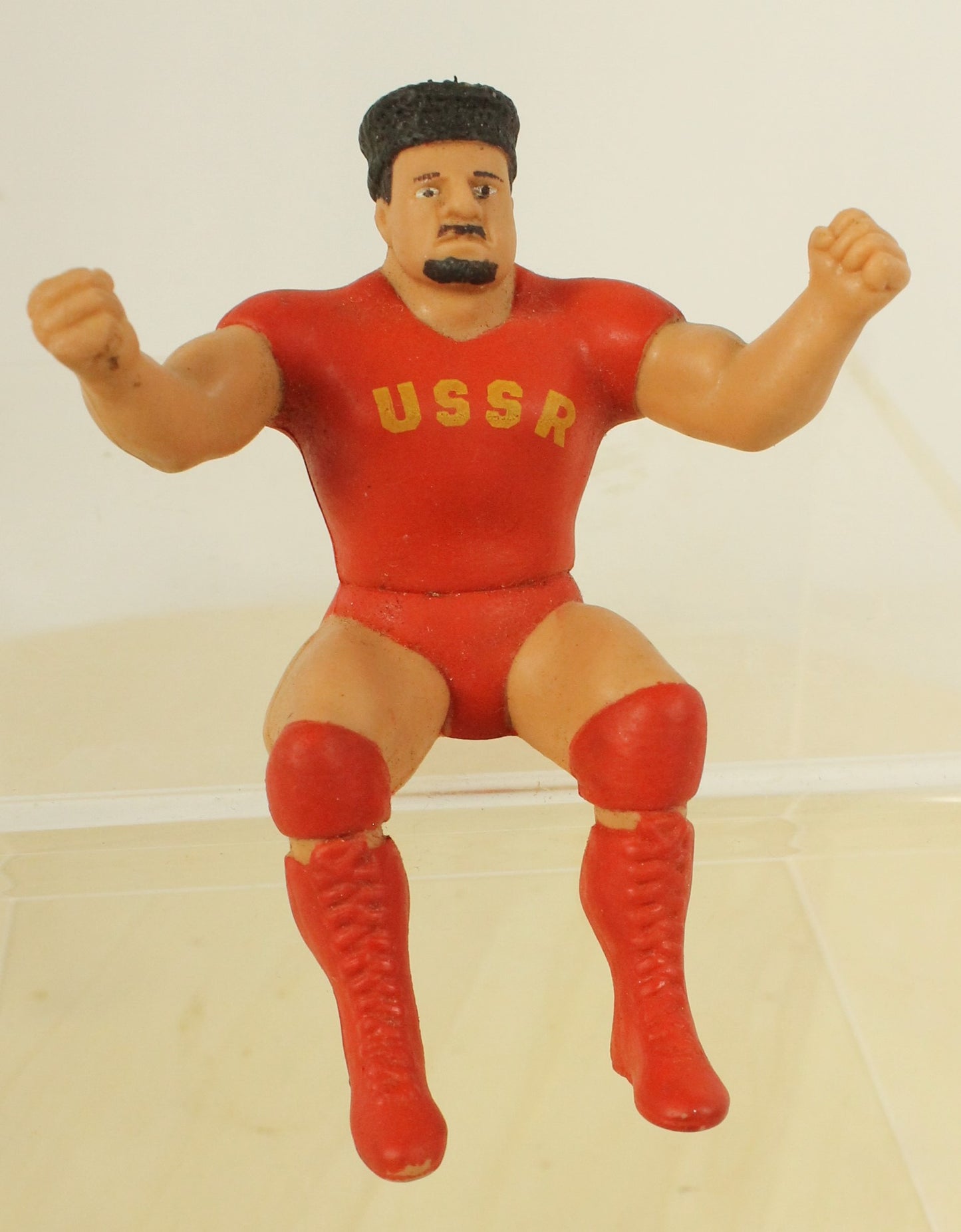 Vintage WWF Thumb Wrestling Figures Lot – Featuring Hogan, Piper, Sheik, Volkoff & Junkyard Dog