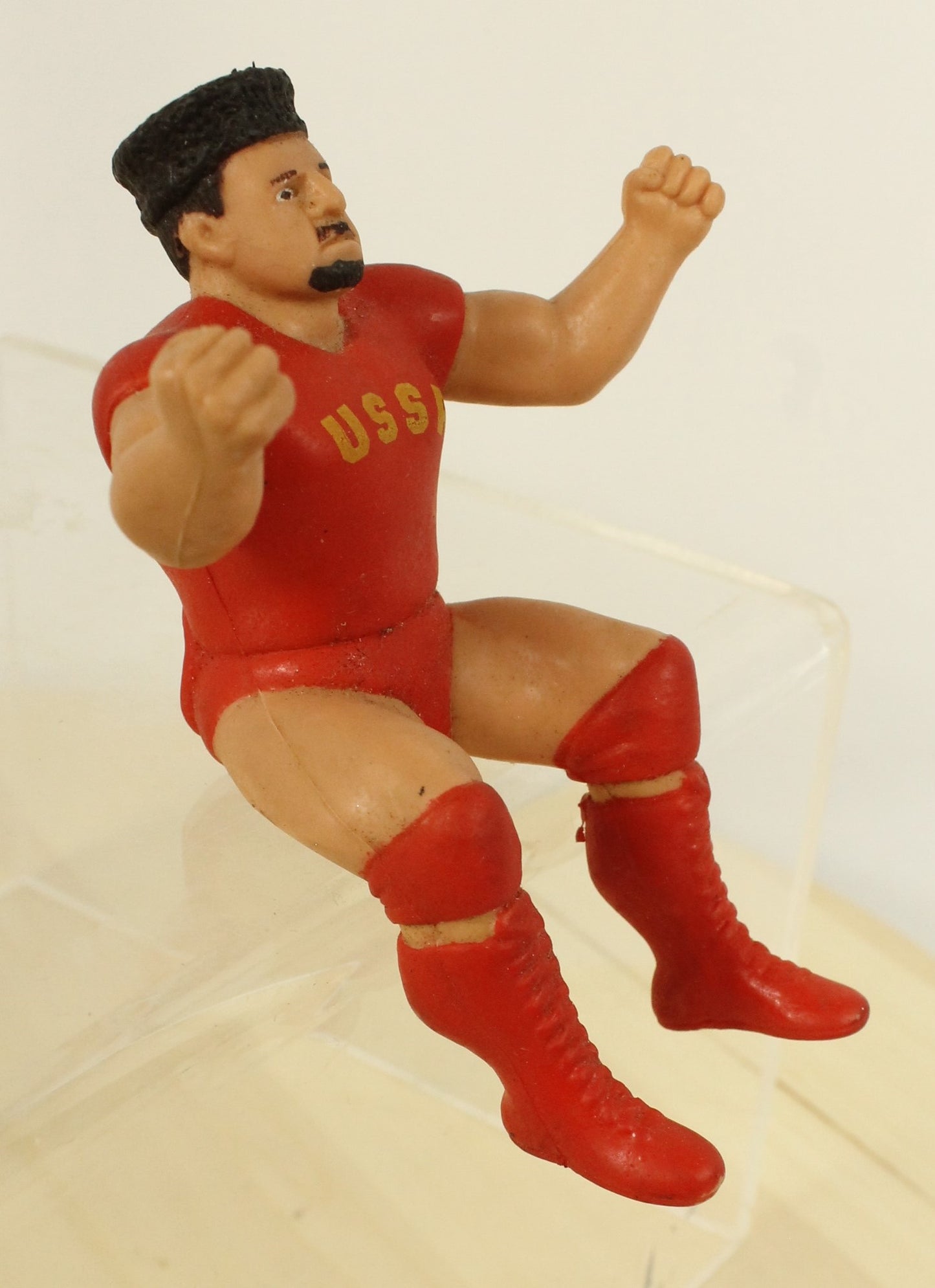 Vintage WWF Thumb Wrestling Figures Lot – Featuring Hogan, Piper, Sheik, Volkoff & Junkyard Dog