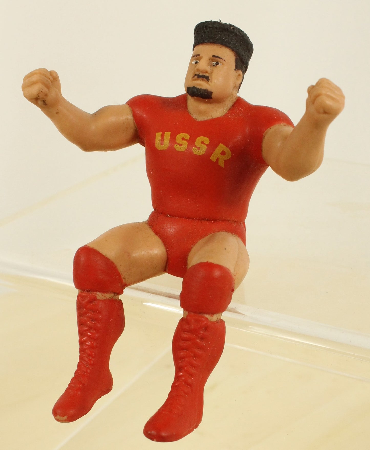Vintage WWF Thumb Wrestling Figures Lot – Featuring Hogan, Piper, Sheik, Volkoff & Junkyard Dog