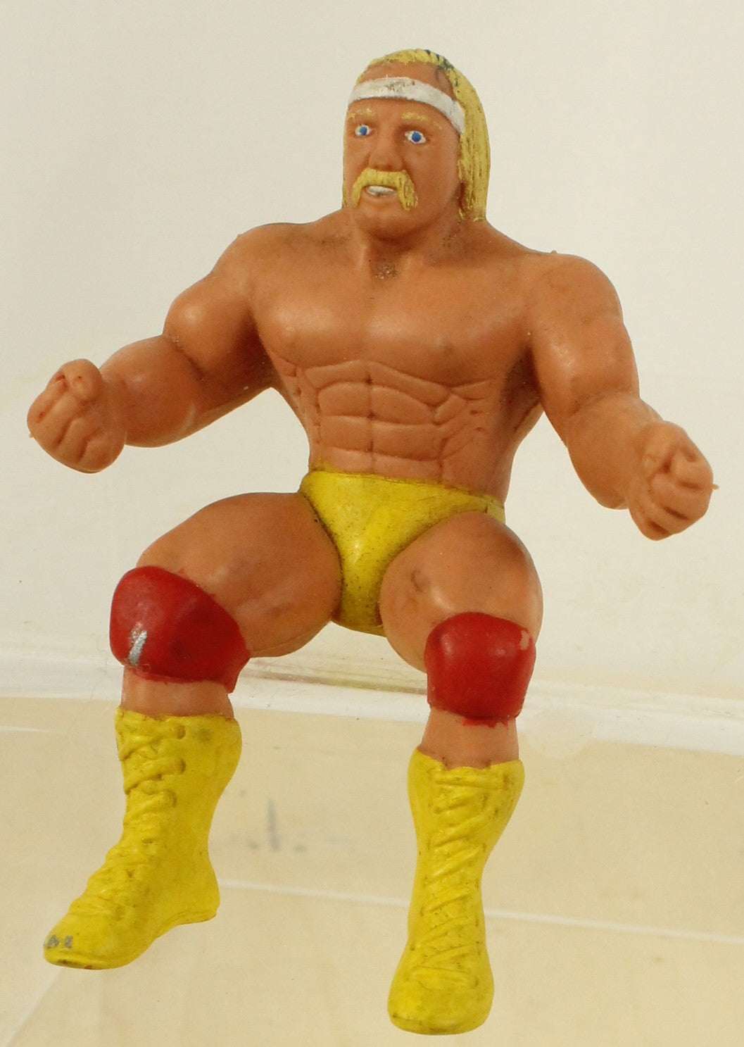Vintage WWF Thumb Wrestling Figures Lot – Featuring Hogan, Piper, Sheik, Volkoff & Junkyard Dog