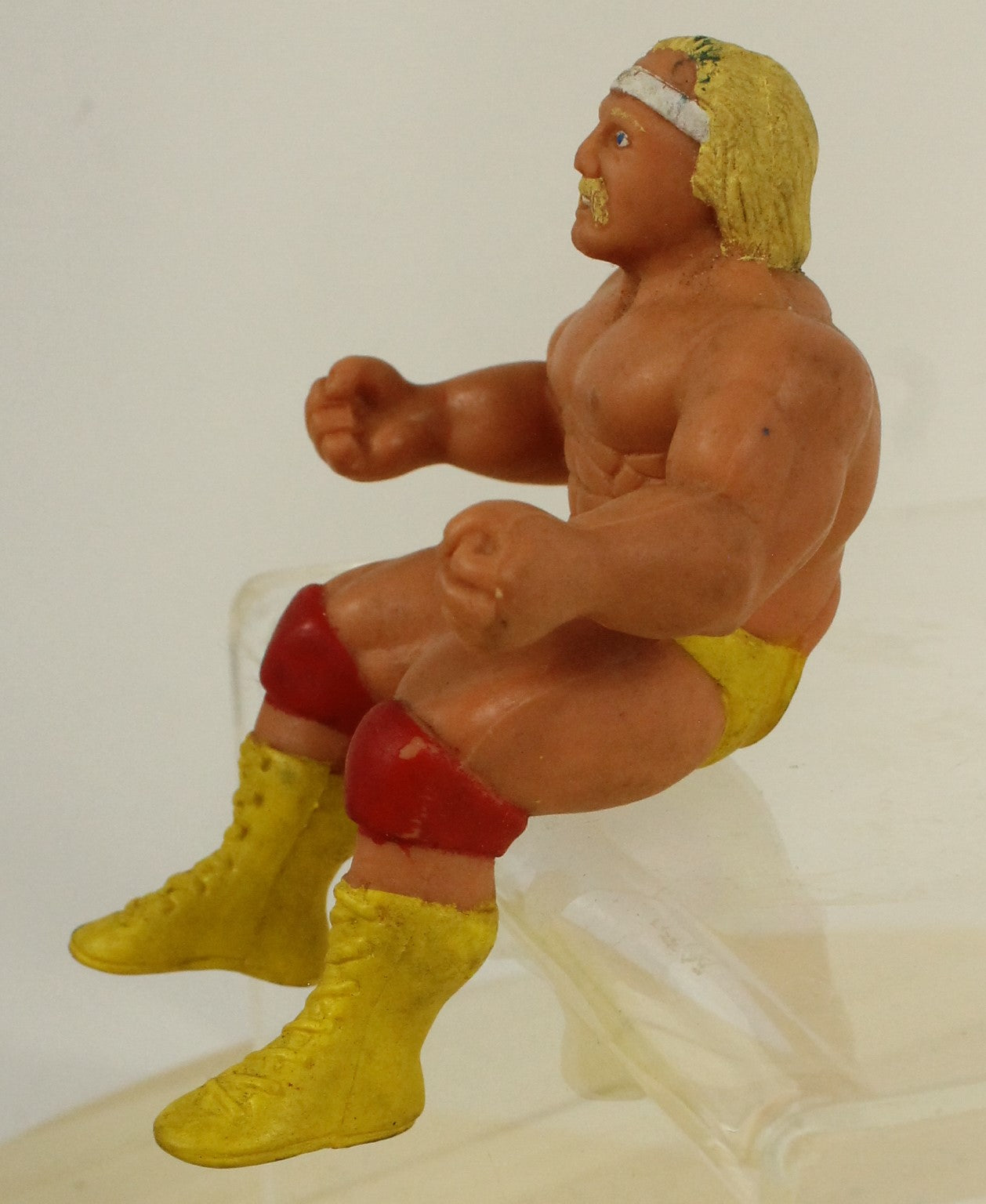 Vintage WWF Thumb Wrestling Figures Lot – Featuring Hogan, Piper, Sheik, Volkoff & Junkyard Dog