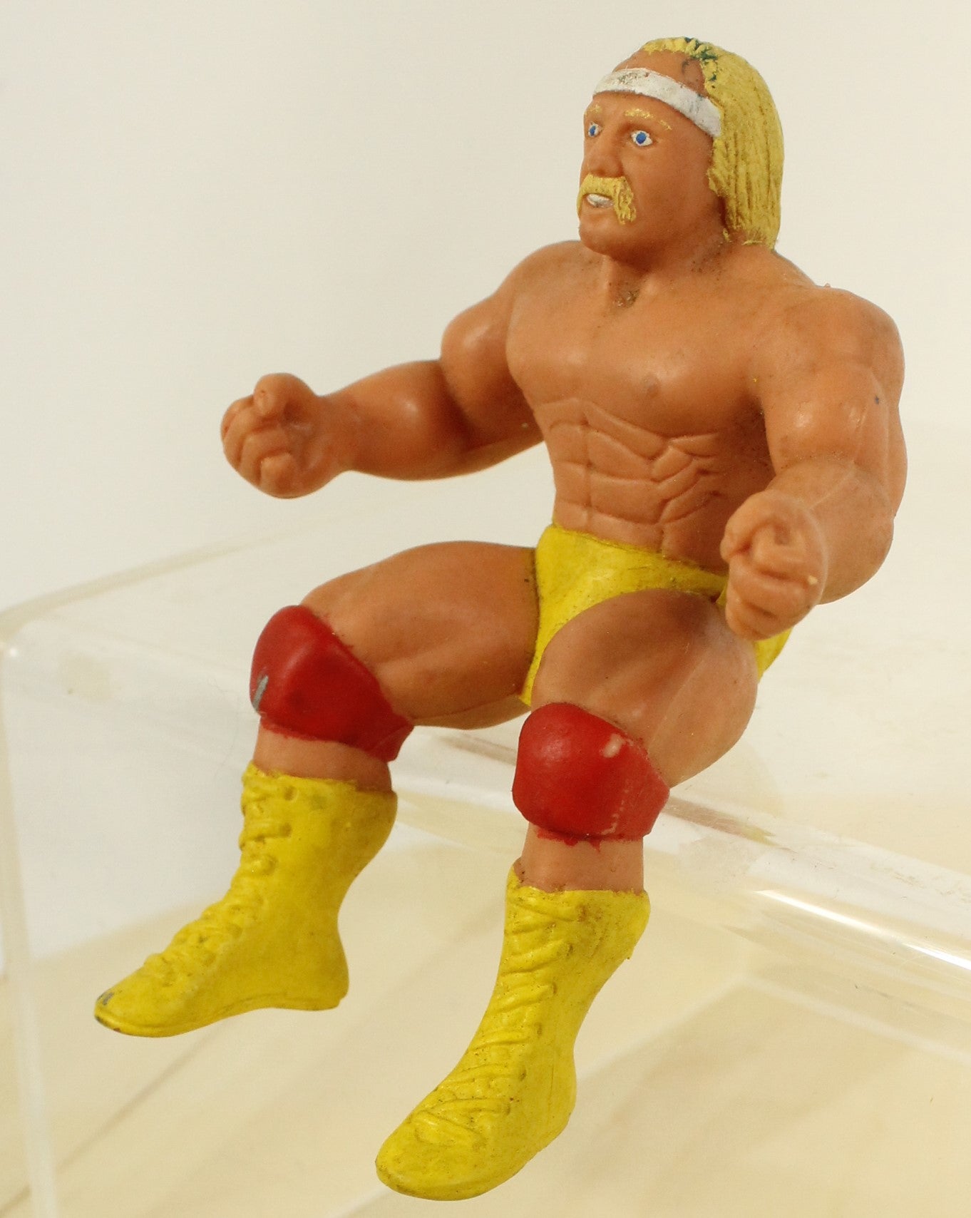 Vintage WWF Thumb Wrestling Figures Lot – Featuring Hogan, Piper, Sheik, Volkoff & Junkyard Dog