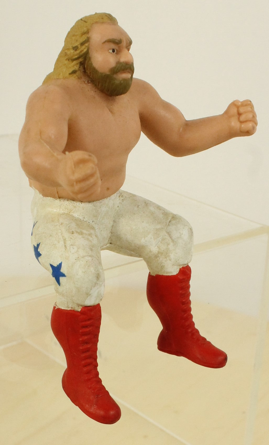 Vintage WWF Thumb Wrestling Figures Lot – Featuring Hogan, Piper, Sheik, Volkoff & Junkyard Dog