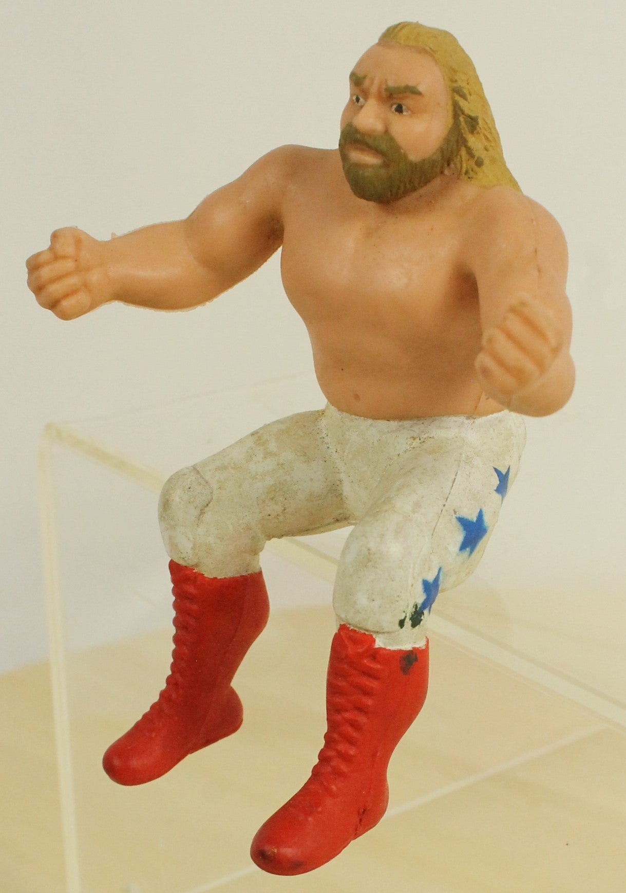 Vintage WWF Thumb Wrestling Figures Lot – Featuring Hogan, Piper, Sheik, Volkoff & Junkyard Dog