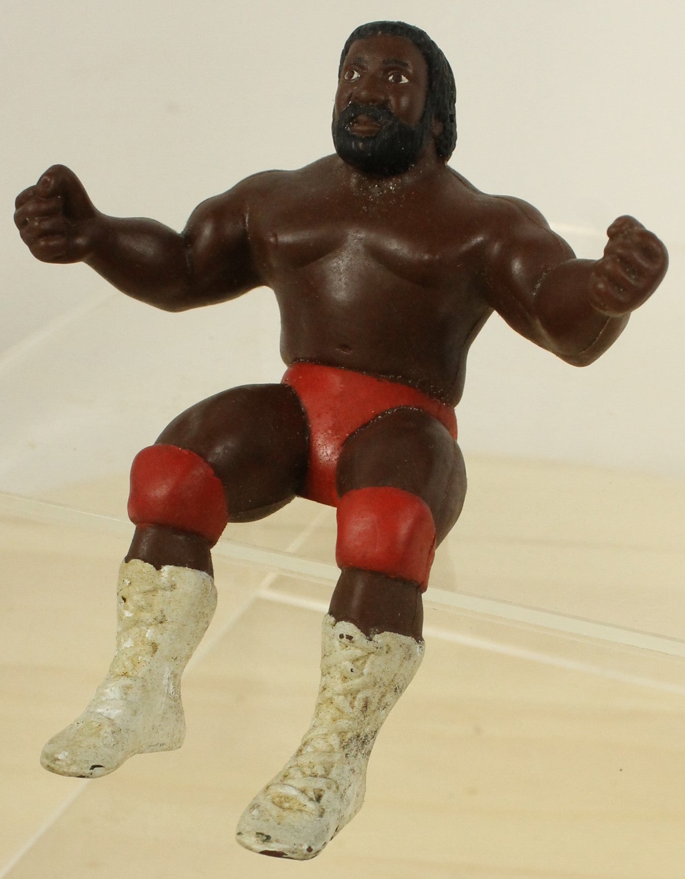 Vintage WWF Thumb Wrestling Figures Lot – Featuring Hogan, Piper, Sheik, Volkoff & Junkyard Dog