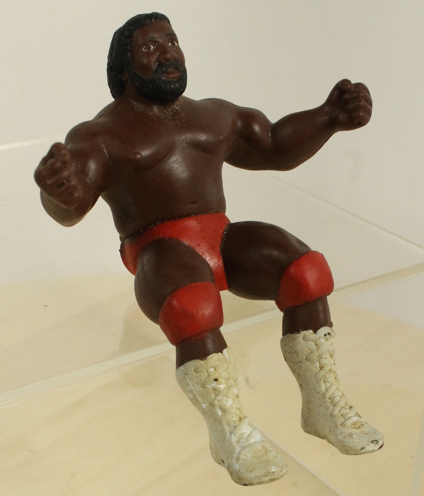 Vintage WWF Thumb Wrestling Figures Lot – Featuring Hogan, Piper, Sheik, Volkoff & Junkyard Dog