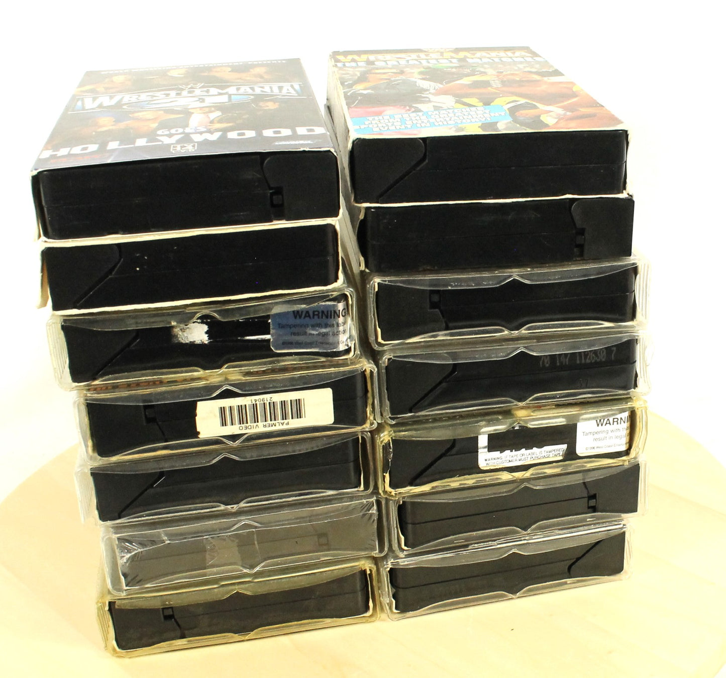 Vintage WWF/WWE WrestleMania VHS Lot – WrestleMania X to XXI + Best of Collection