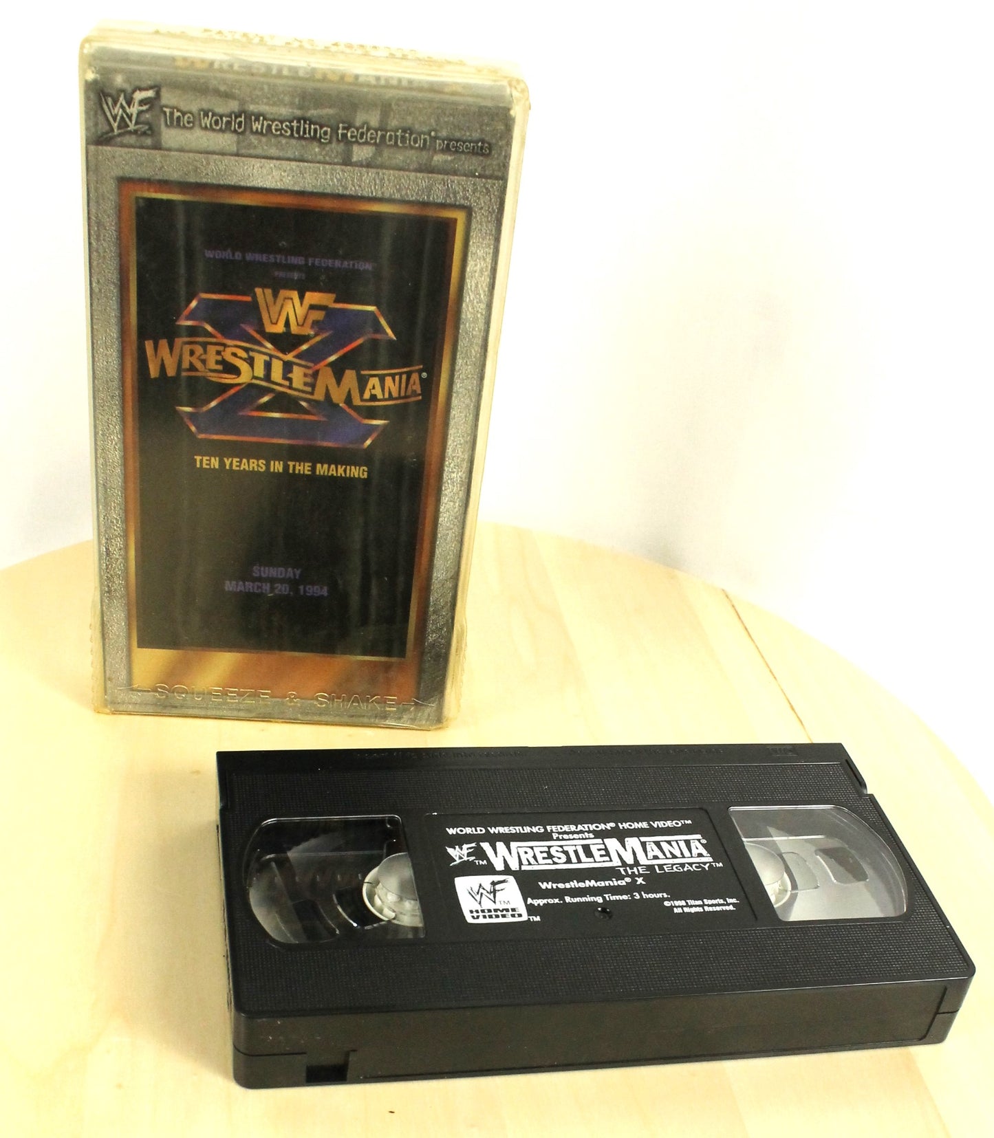 Vintage WWF/WWE WrestleMania VHS Lot – WrestleMania X to XXI + Best of Collection