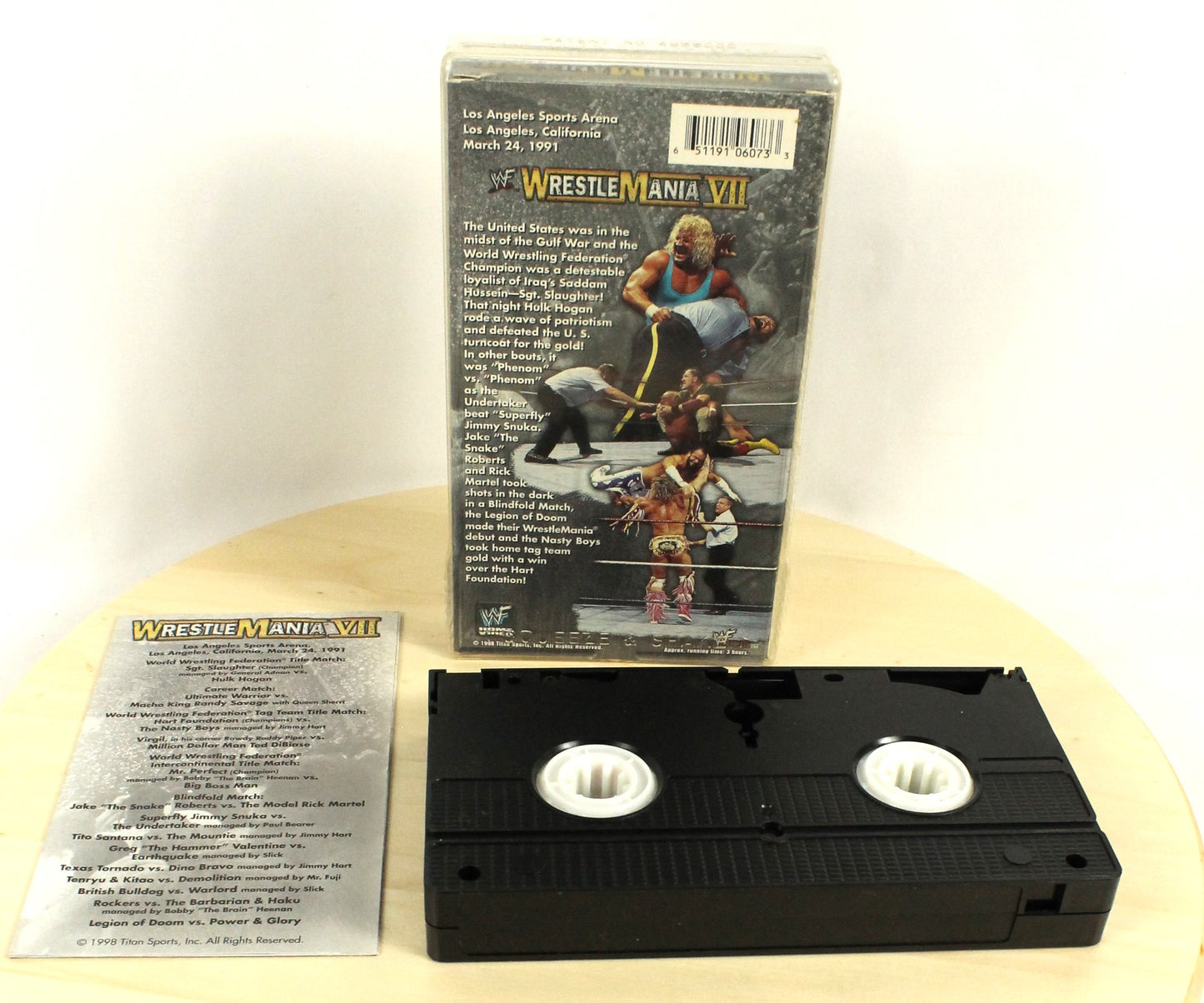 Vintage WWF/WWE WrestleMania VHS Lot – WrestleMania X to XXI + Best of Collection