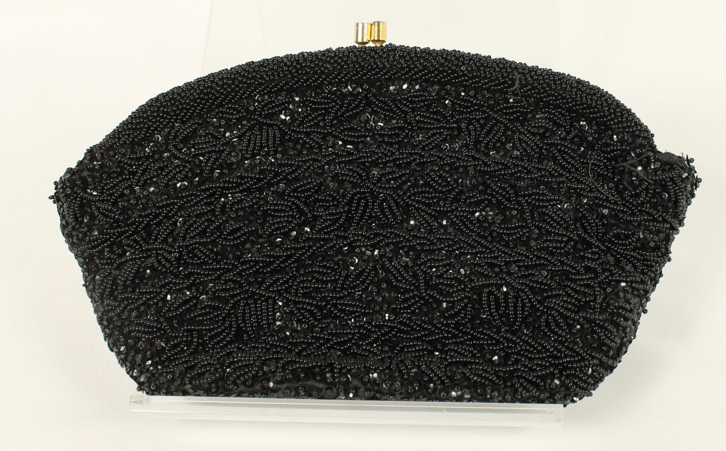 Vintage Simpson's Hand-Beaded Clutch Set: Black & White Evening Bags