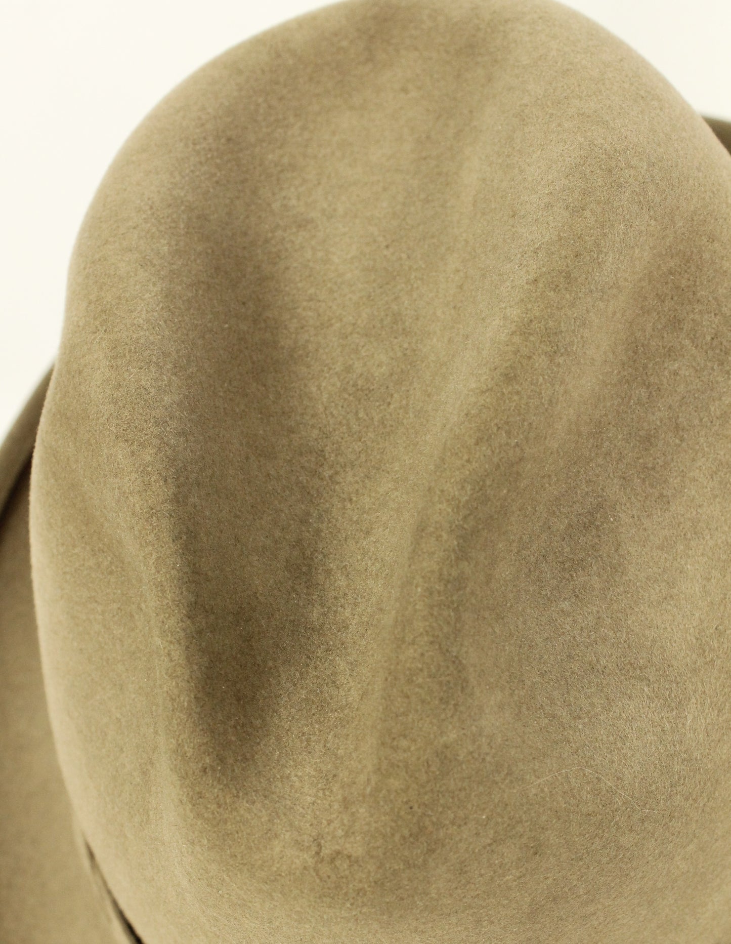 Khaki Felt Alpine/Tyrolean Hat by Biltmore - Braided Band & Golden Pheasant Lining