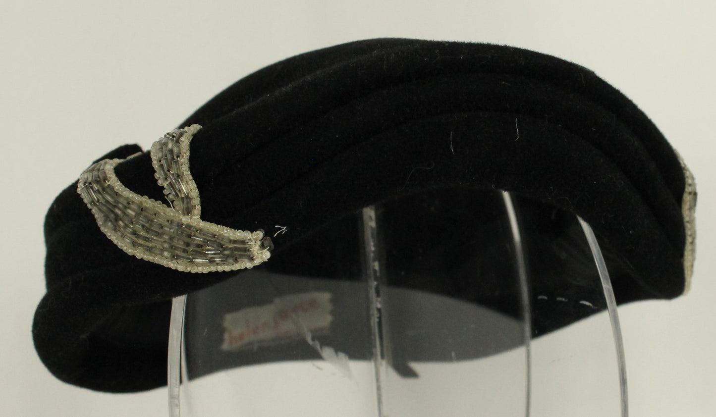 Collection of Classic Black Women's Headwear (5 Hats) - Velvet, Fascinator & Cloche