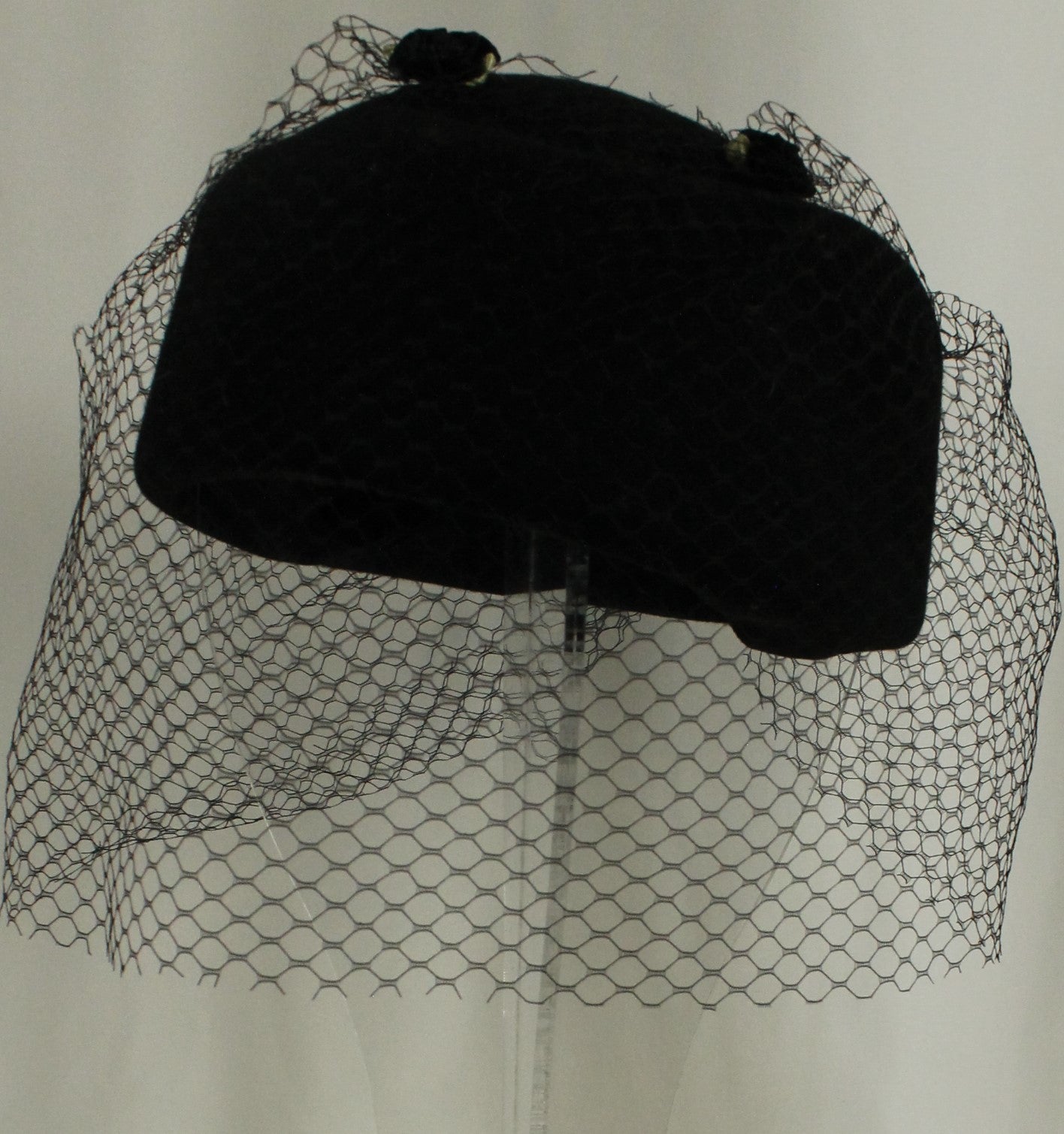 Collection of Classic Black Women's Headwear (5 Hats) - Velvet, Fascinator & Cloche