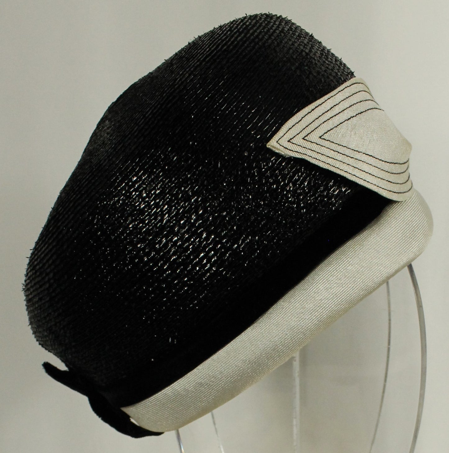 Collection of Classic Black Women's Headwear (5 Hats) - Velvet, Fascinator & Cloche