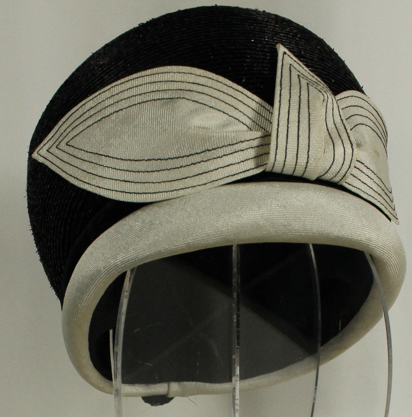 Collection of Classic Black Women's Headwear (5 Hats) - Velvet, Fascinator & Cloche