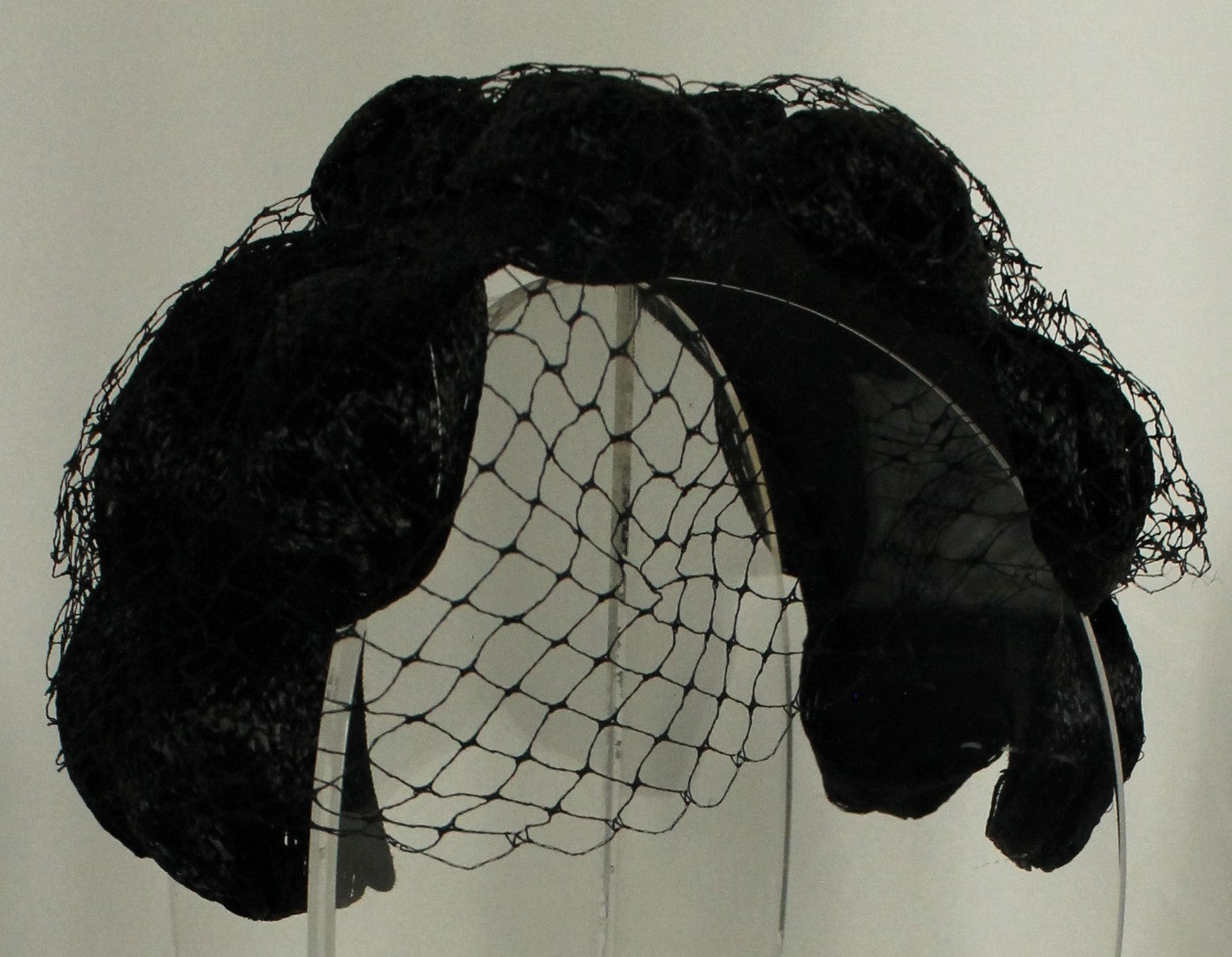 Collection of Classic Black Women's Headwear (5 Hats) - Velvet, Fascinator & Cloche