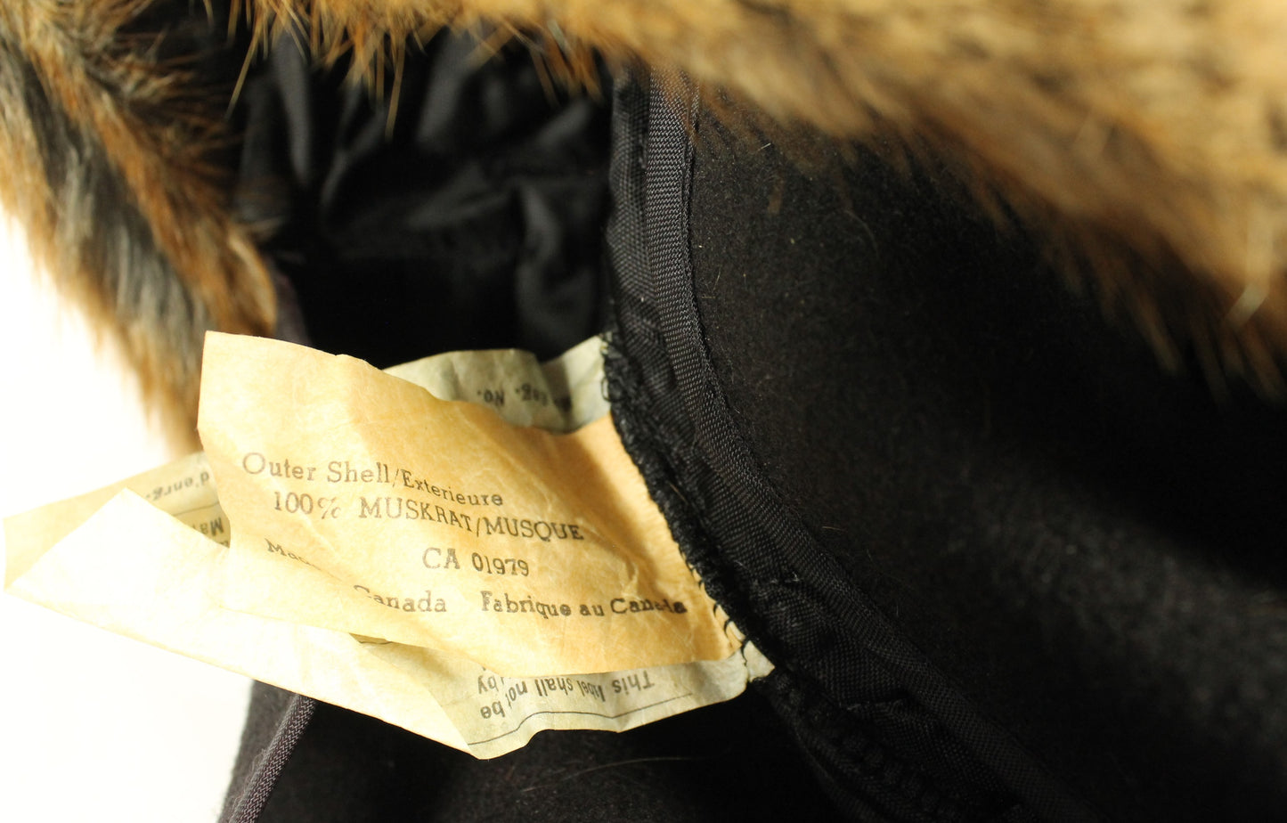 Lot of Three Men's Fur Hats including Winter Trapper Style