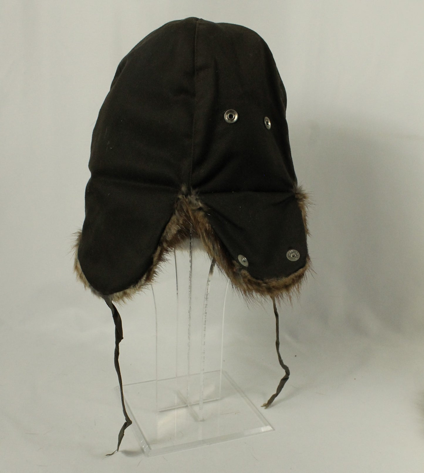 Lot of Three Men's Fur Hats including Winter Trapper Style