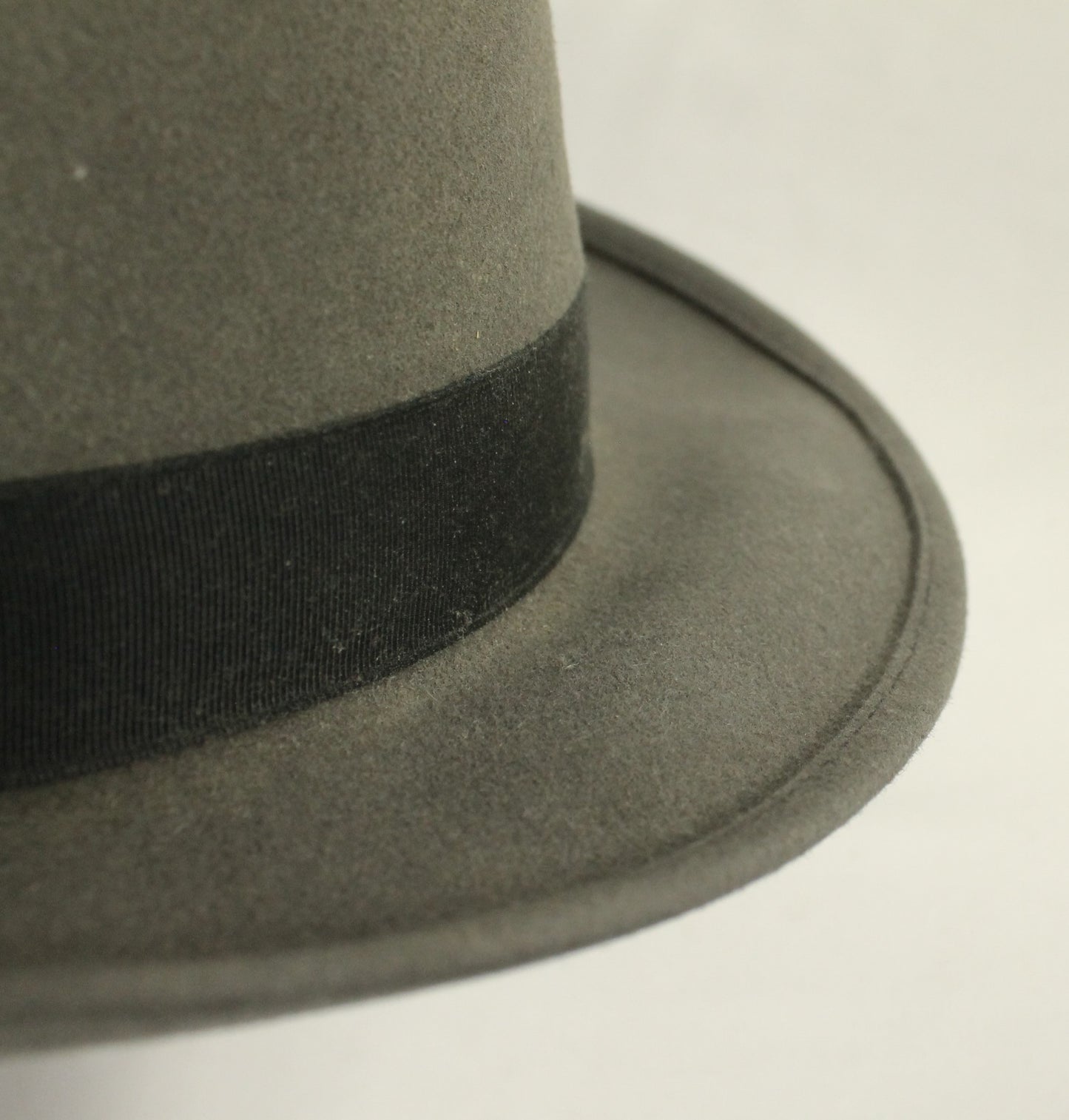 Vintage Mallory by Stetson Gray Fedora Hat – Size 7½ (60) with Original Octagonal Box