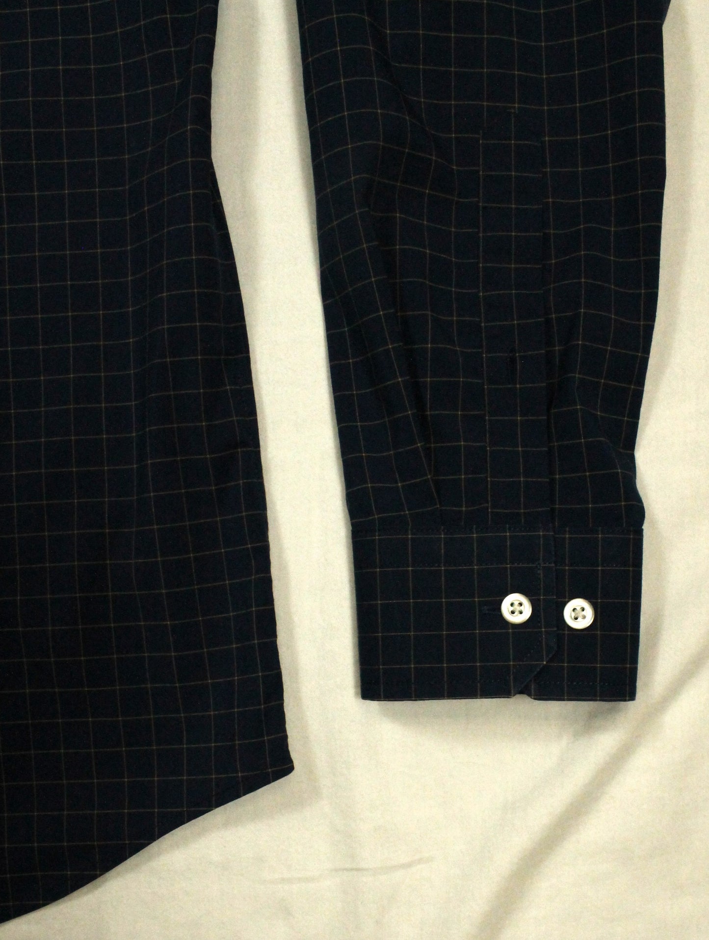 Banana Republic Blue Purple Square Button-Down Men's Medium
