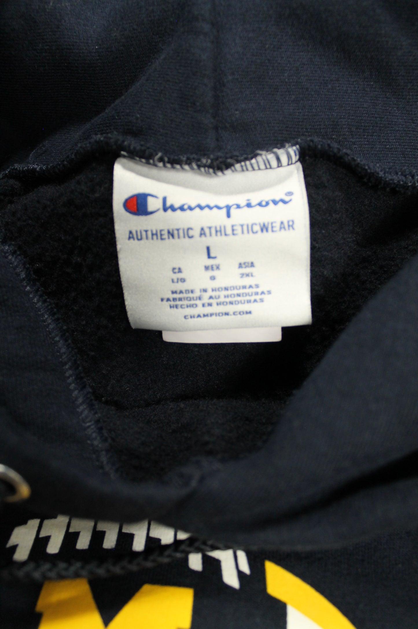 Champion Michigan Wolverines Hoodie Men's Size Large