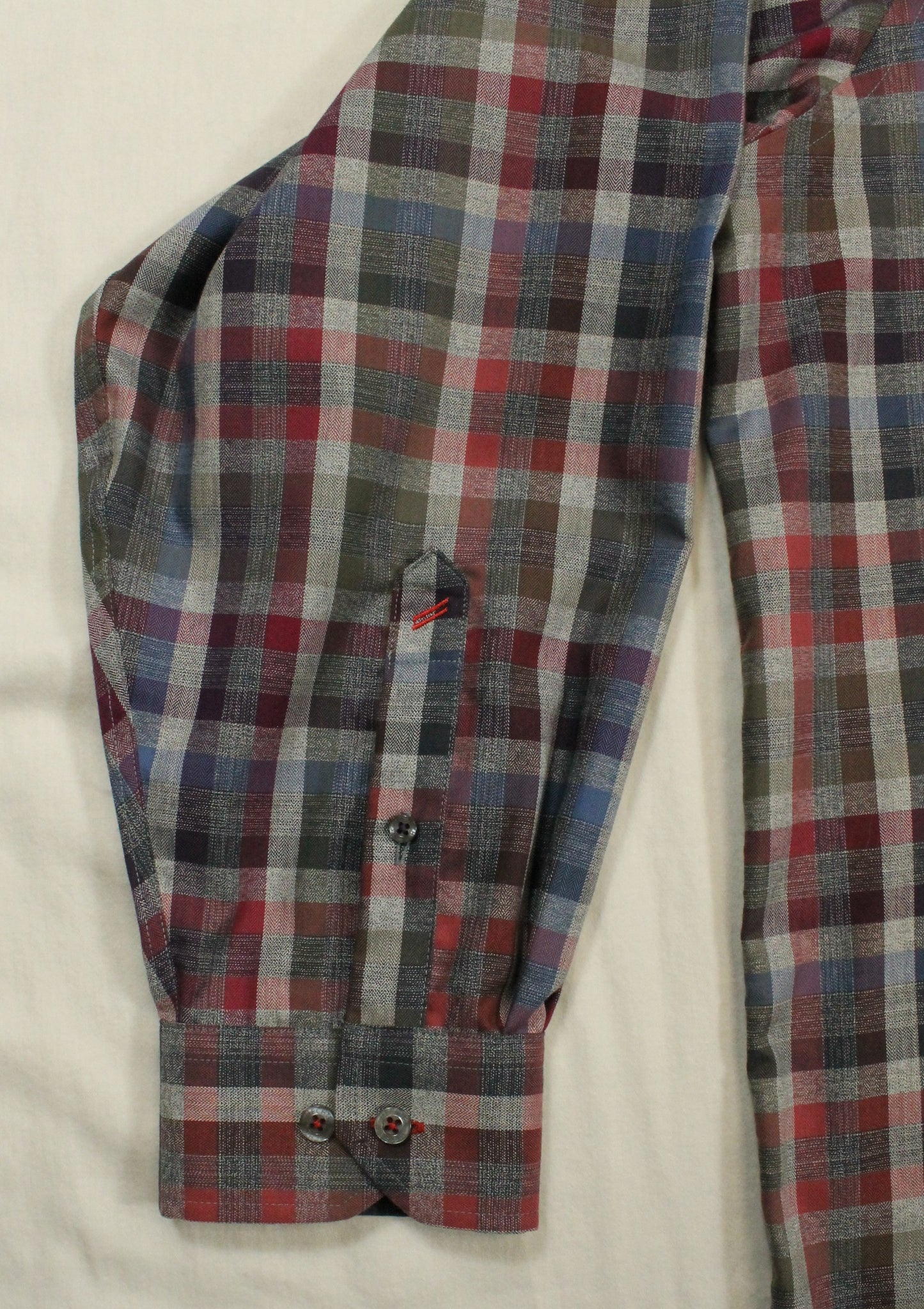 Daniel Hechter Tartan/Plaid Button-Down Shirt Men's 2X
