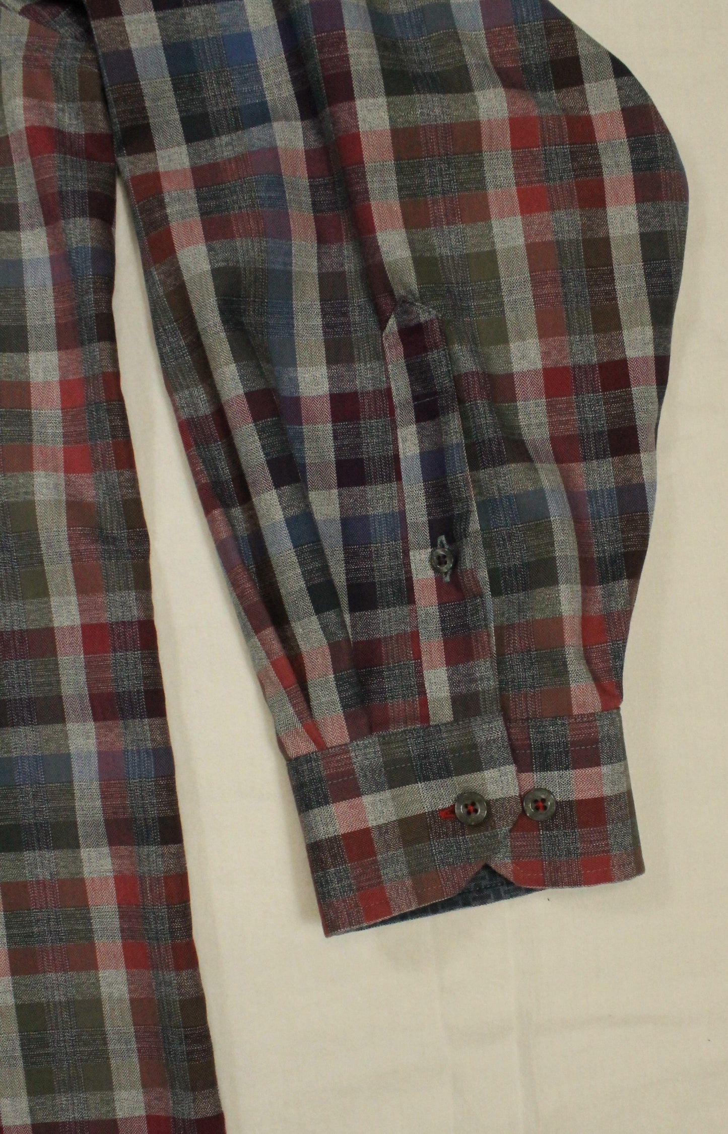 Daniel Hechter Tartan/Plaid Button-Down Shirt Men's 2X