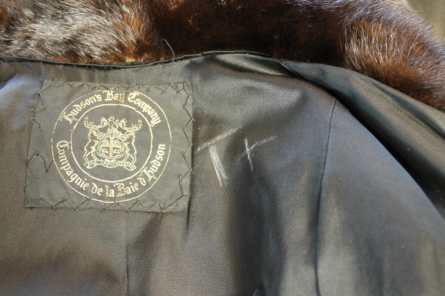 Vintage Hudson’s Bay Full-Length Mink Fur Coat – Timeless Canadian Luxury Size; XXL