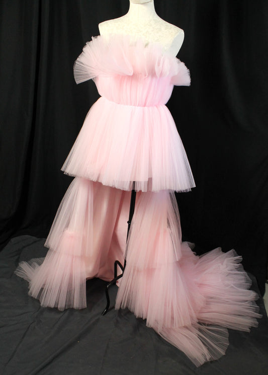 Statement Pink Tulle Formal Dress – Romantic & Dreamy