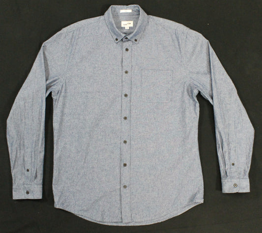 Frank and Oak Chambray Button-down Men's Large