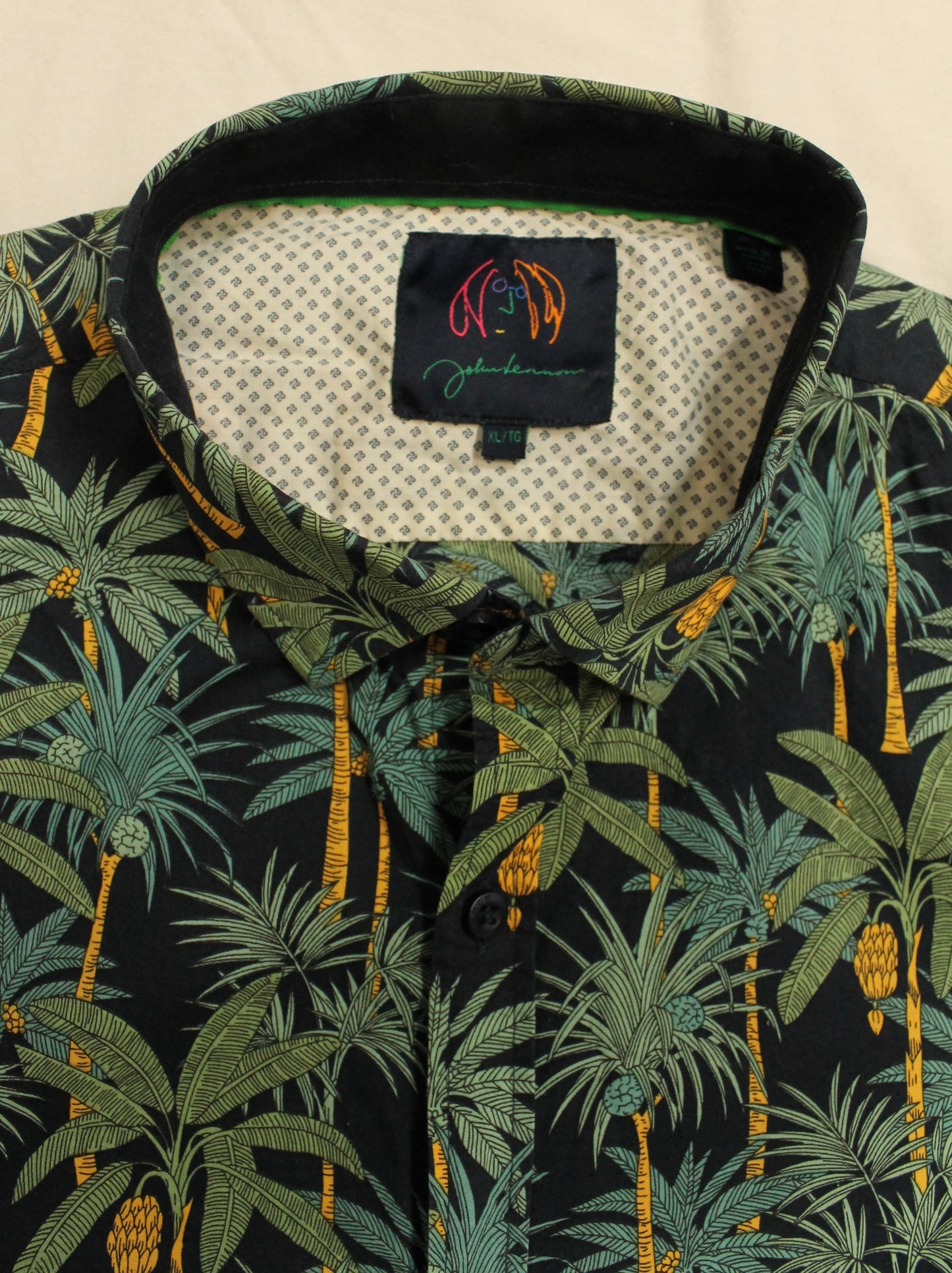 John Lennon Men's Short Sleeve Shirt Size XL