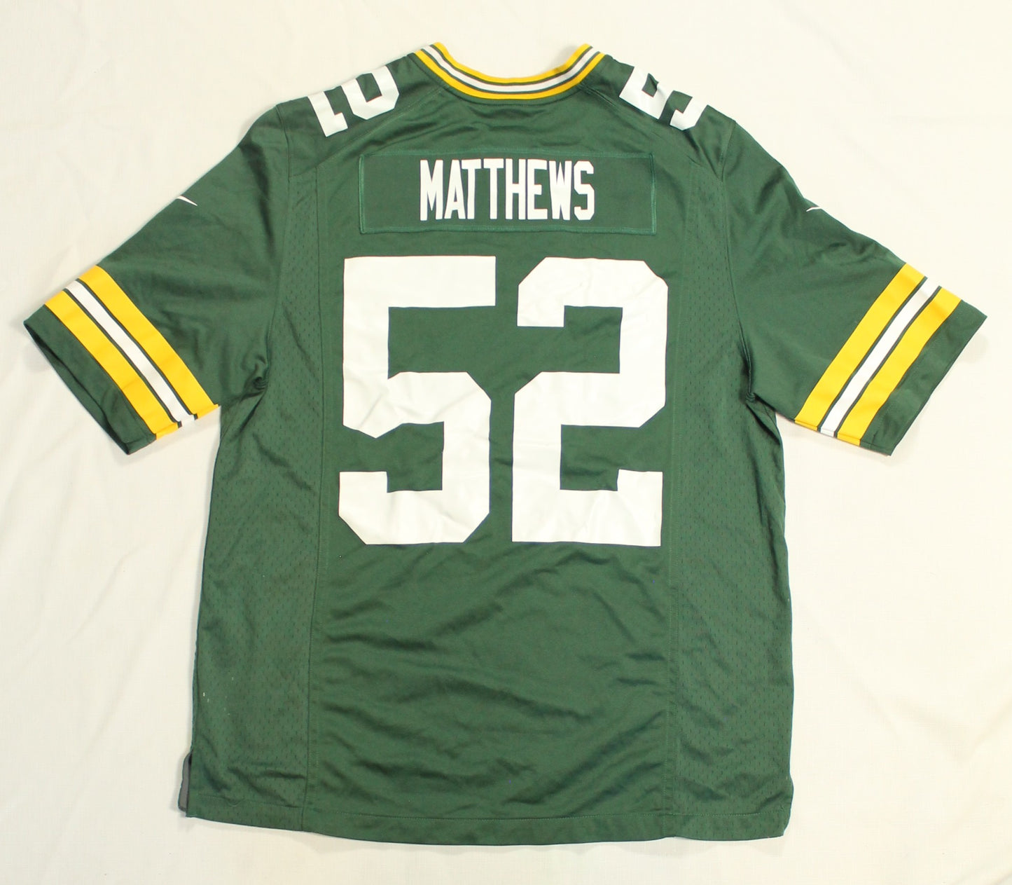 Nike Green Bay Packers Matthews Jersey Men's Size Large