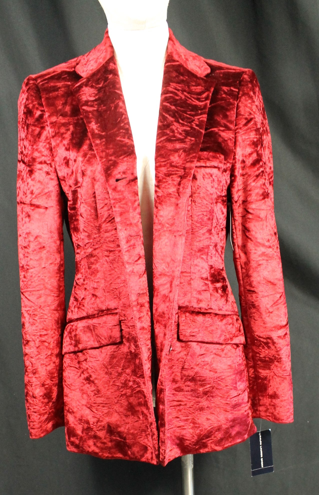 New Ralph Lauren Red Velvet Blazer – With Tags from Eaton’s (Vintage, Unworn)