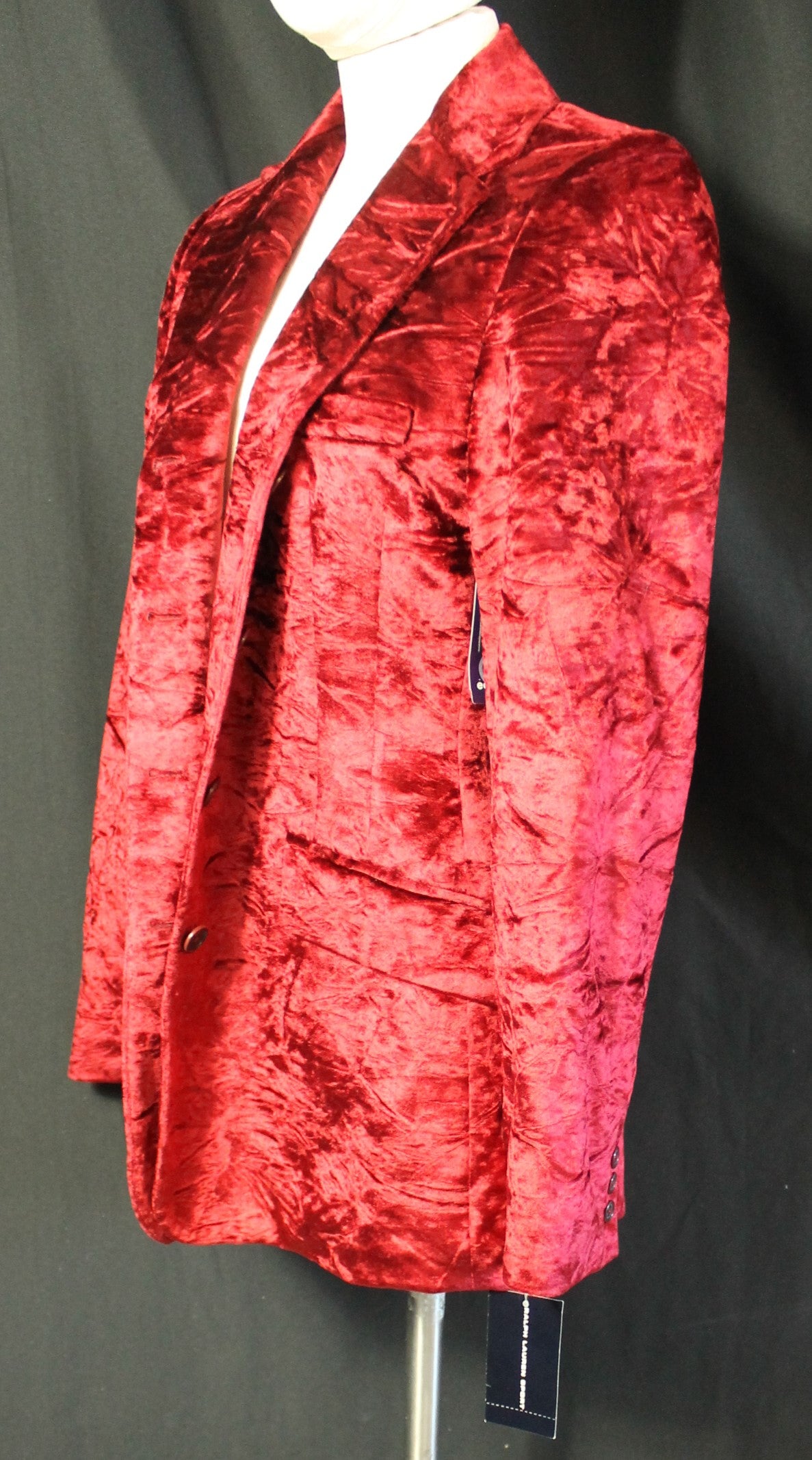 New Ralph Lauren Red Velvet Blazer – With Tags from Eaton’s (Vintage, Unworn)