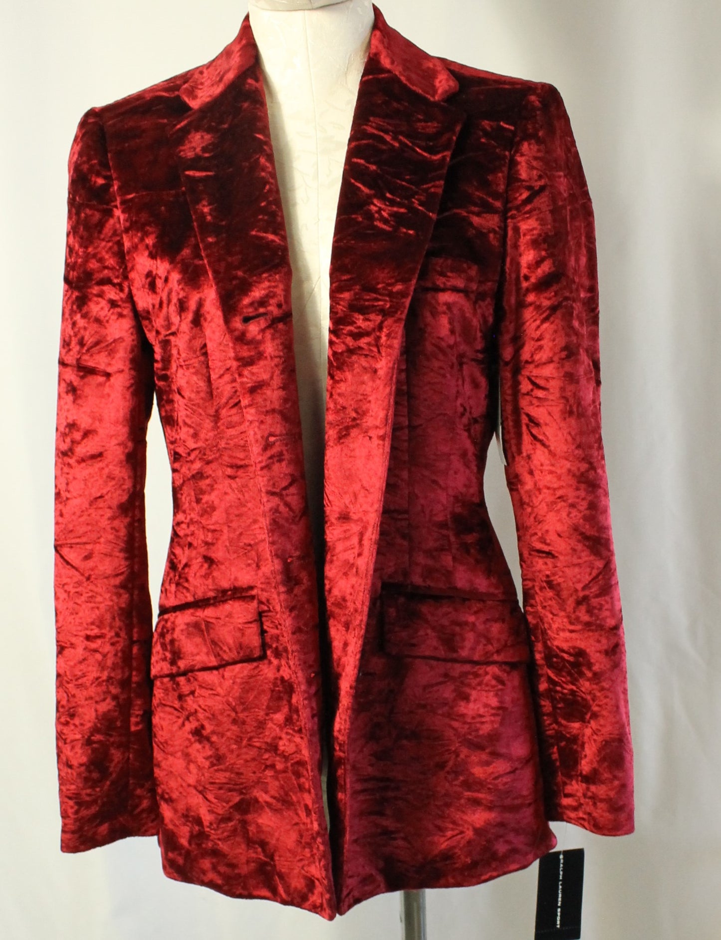 New Ralph Lauren Red Velvet Blazer – With Tags from Eaton’s (Vintage, Unworn)