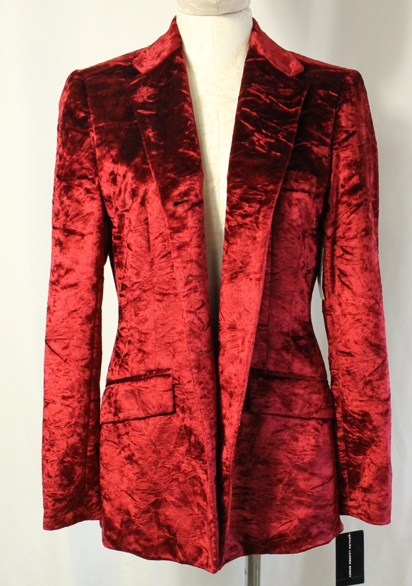New Ralph Lauren Red Velvet Blazer – With Tags from Eaton’s (Vintage, Unworn)