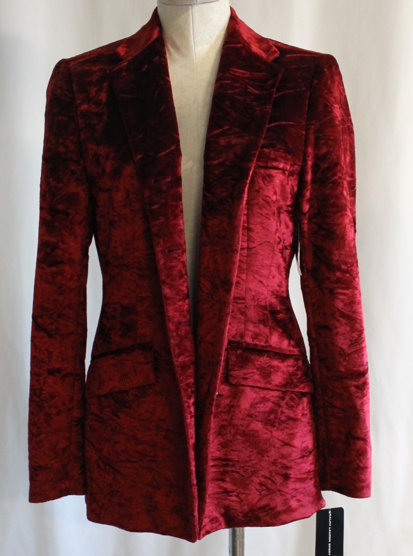New Ralph Lauren Red Velvet Blazer – With Tags from Eaton’s (Vintage, Unworn)