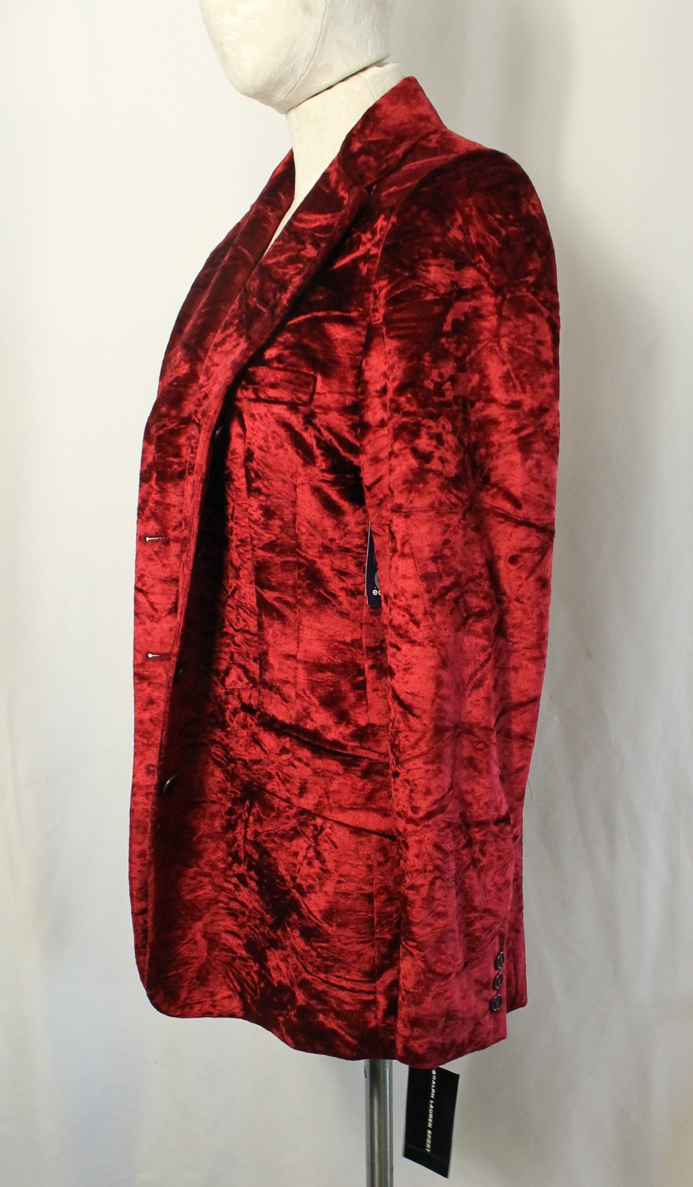 New Ralph Lauren Red Velvet Blazer – With Tags from Eaton’s (Vintage, Unworn)