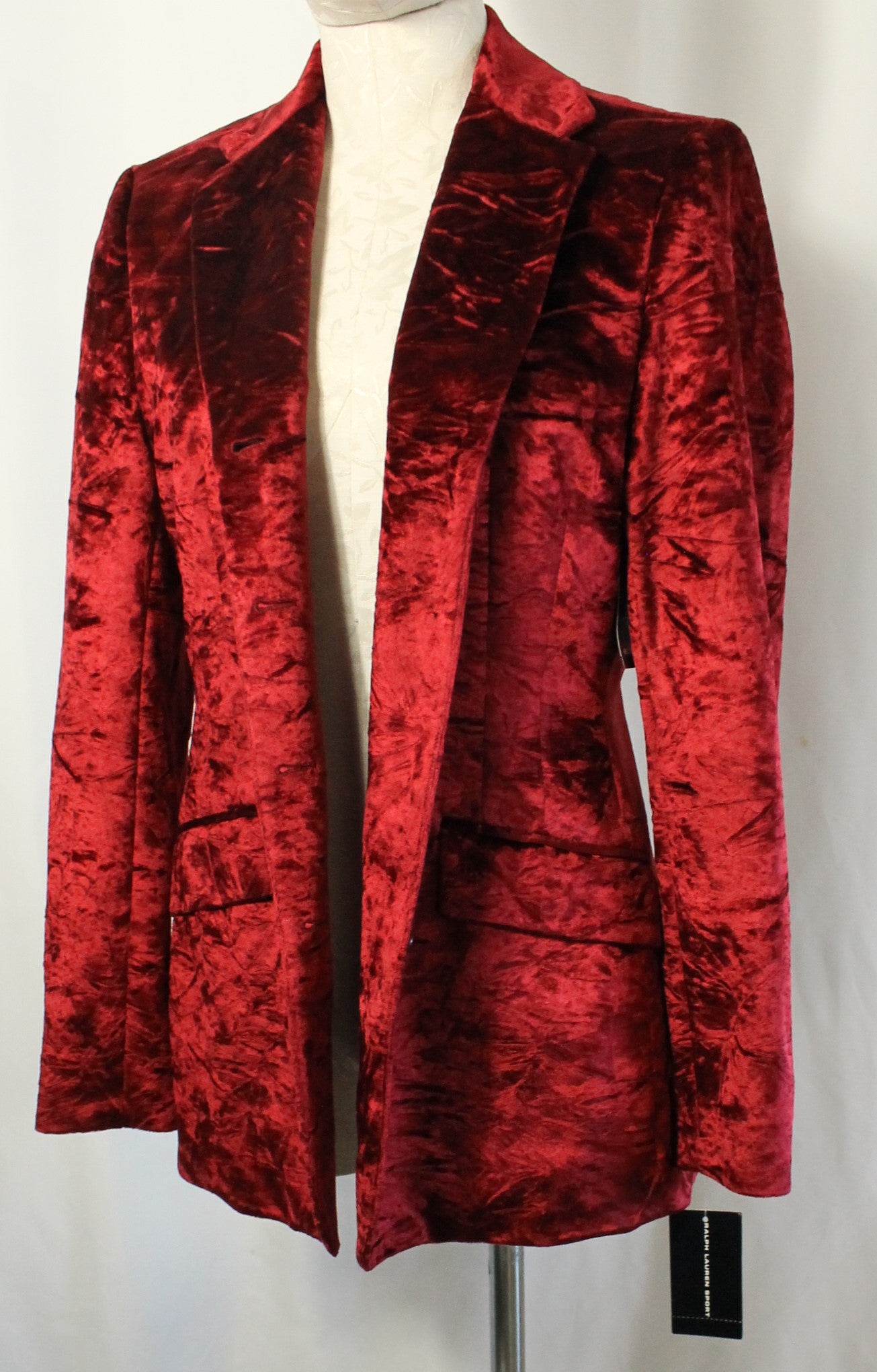 New Ralph Lauren Red Velvet Blazer – With Tags from Eaton’s (Vintage, Unworn)