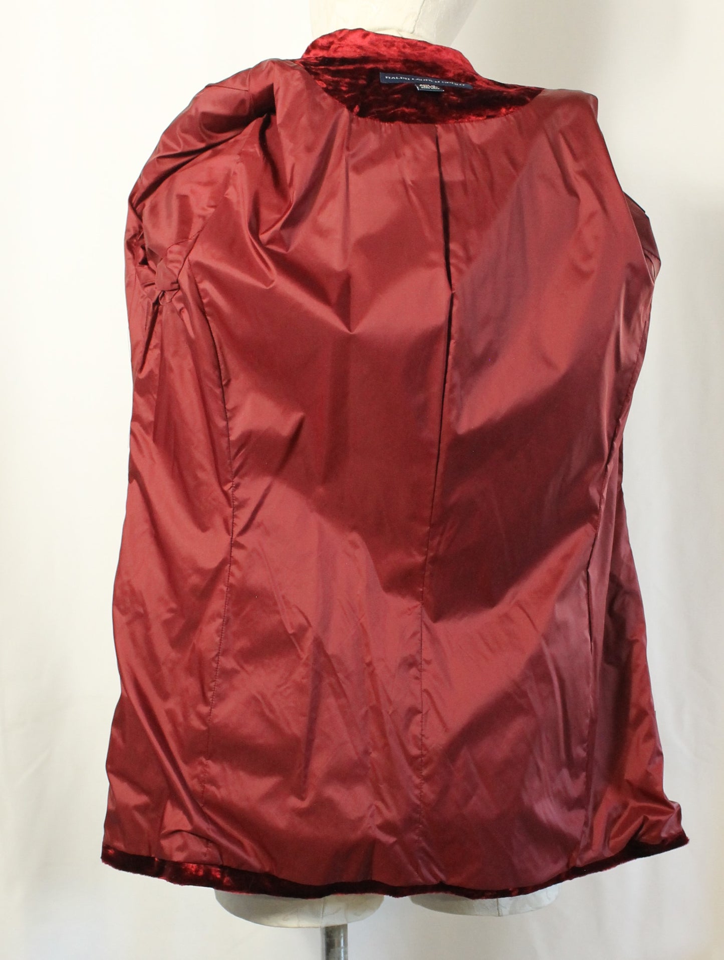 New Ralph Lauren Red Velvet Blazer – With Tags from Eaton’s (Vintage, Unworn)