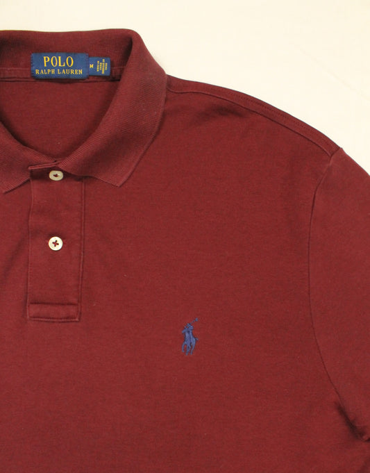 Polo By Ralph Lauren Burgundy Polo Size Medium