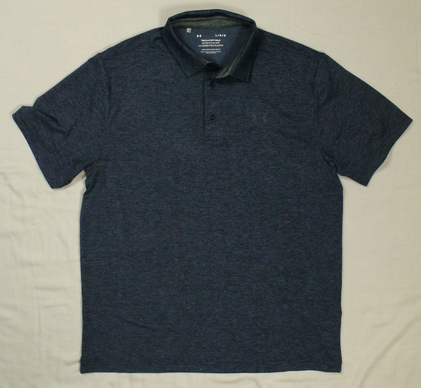 Under Armour Blue Polo Size Large